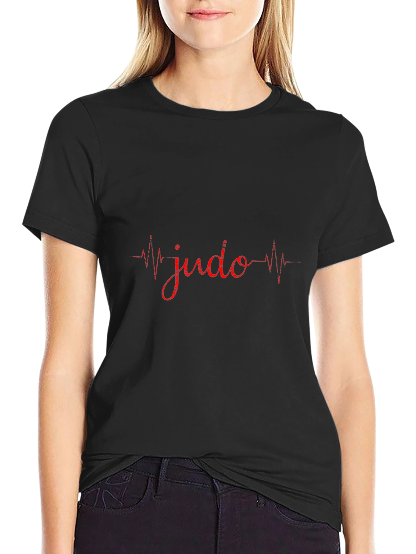 Judo Heartbeat Graphic T-Shirt
