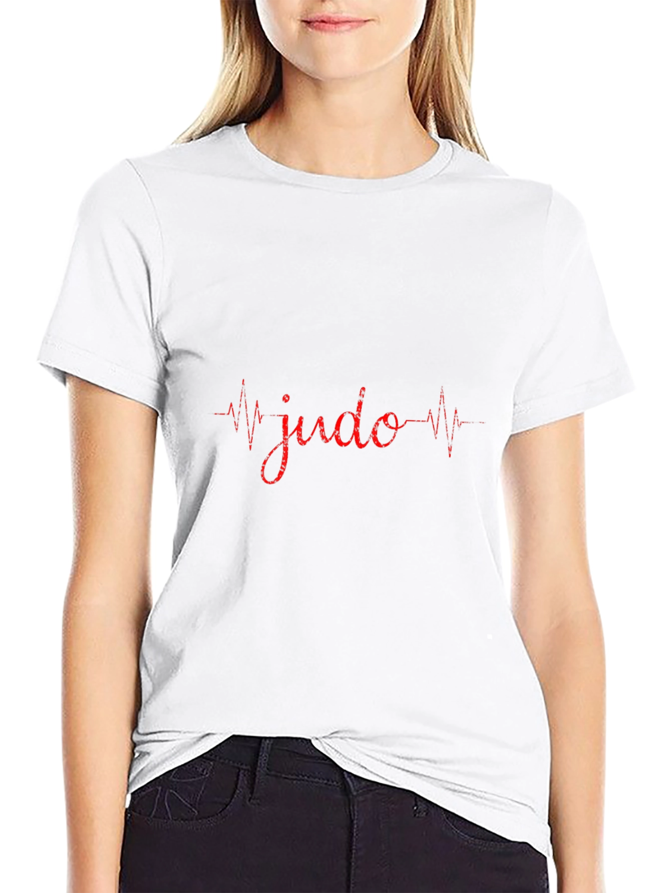 Judo Heartbeat Graphic T-Shirt