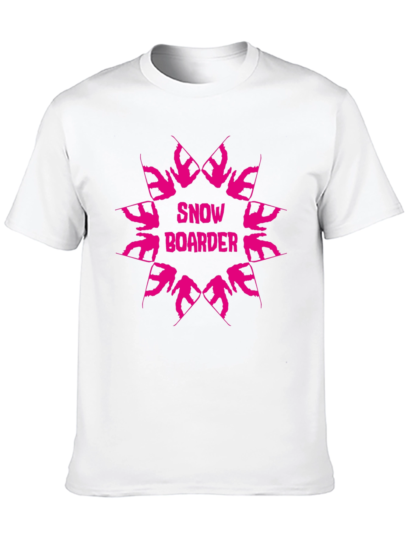 Snowboarder Graphic Black T-Shirt