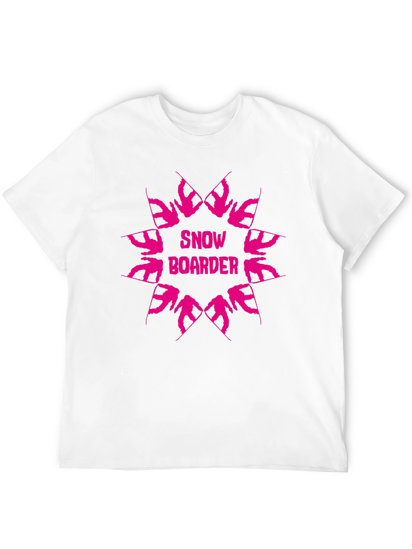 Snowboarder Graphic Black T-Shirt