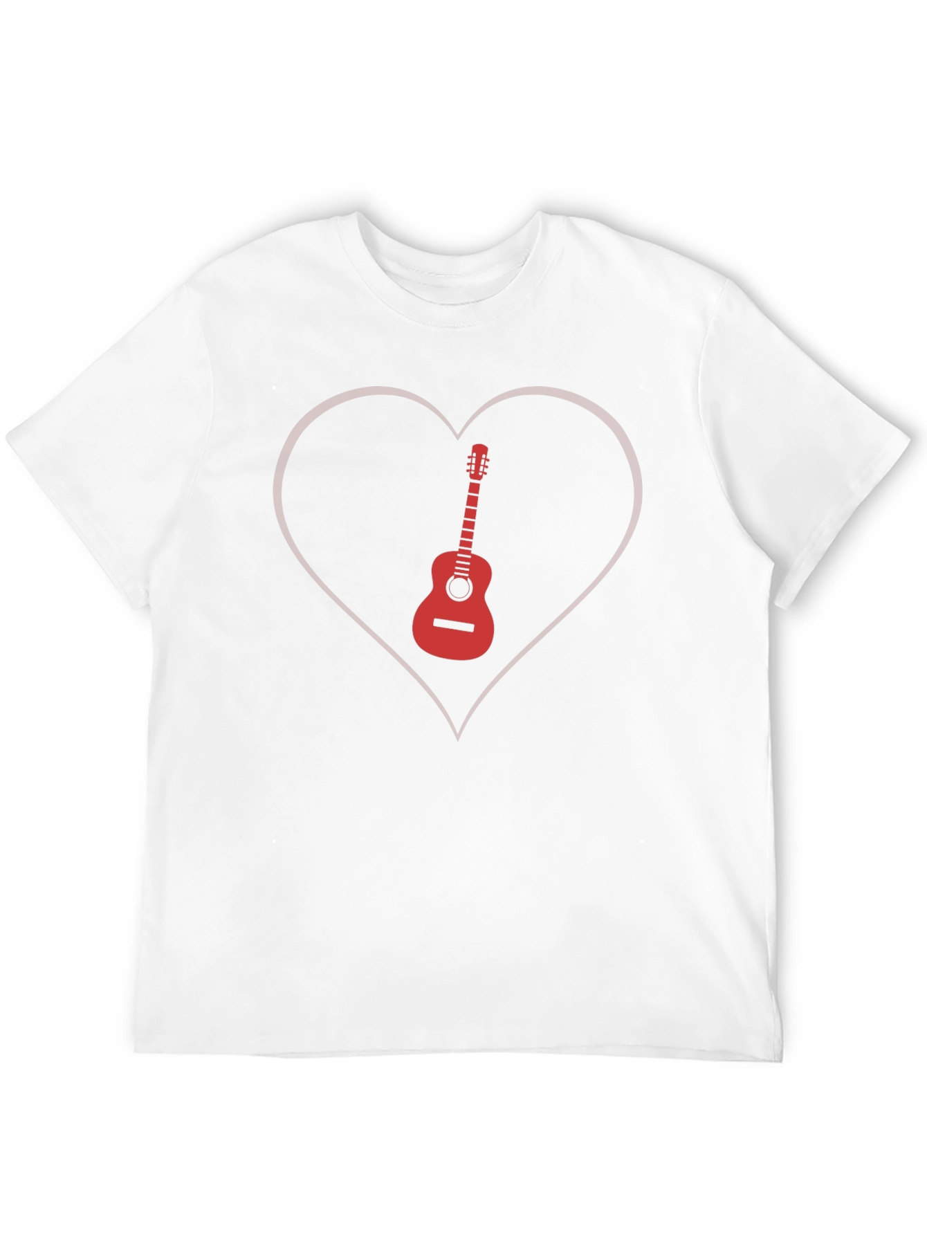 Guitar Heart Graphic Tee - Musicians Love