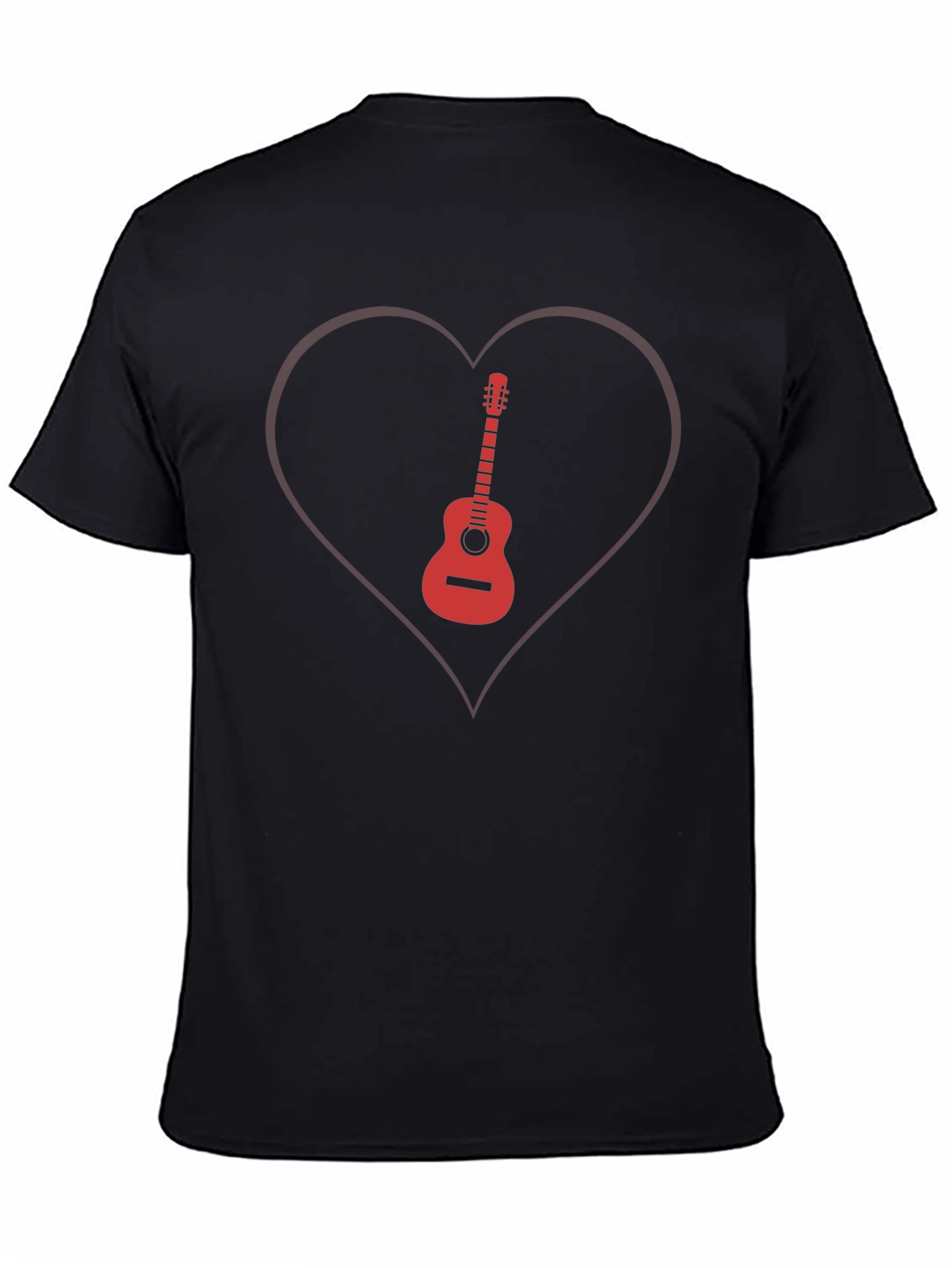 Guitar Heart Graphic Tee - Musicians Love