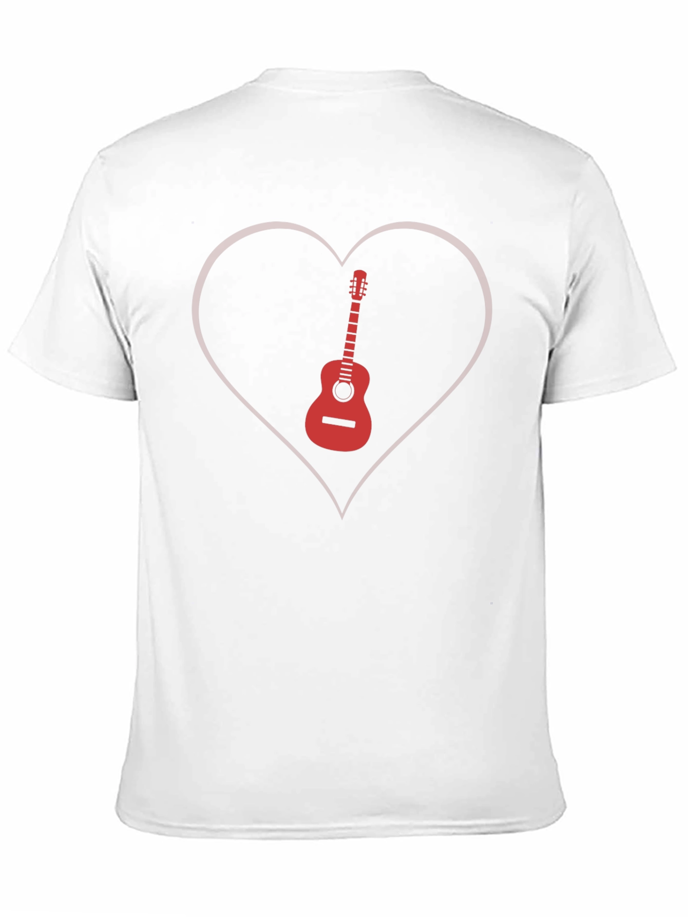 Guitar Heart Graphic Tee - Musicians Love