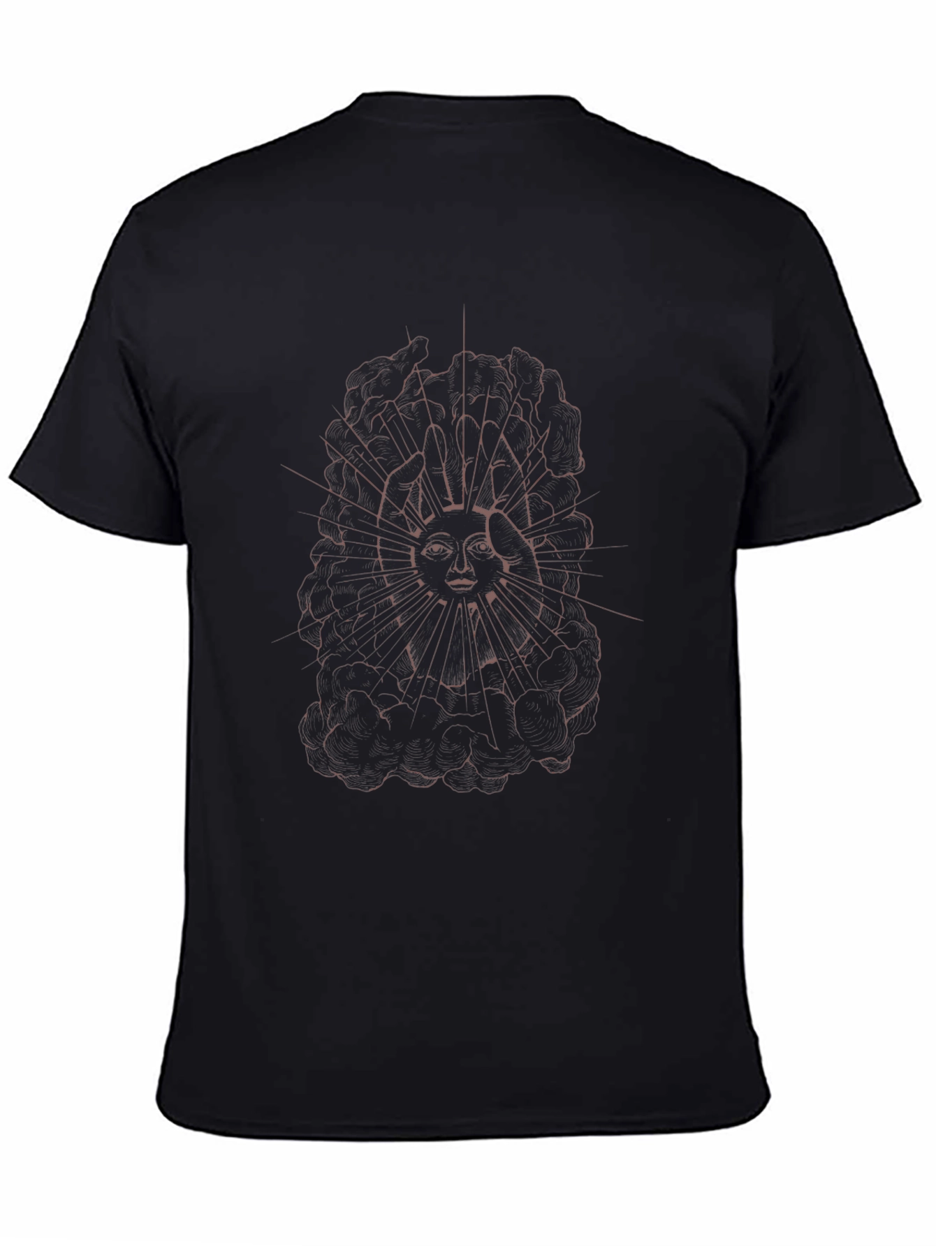 Sun Graphic Black T-Shirt