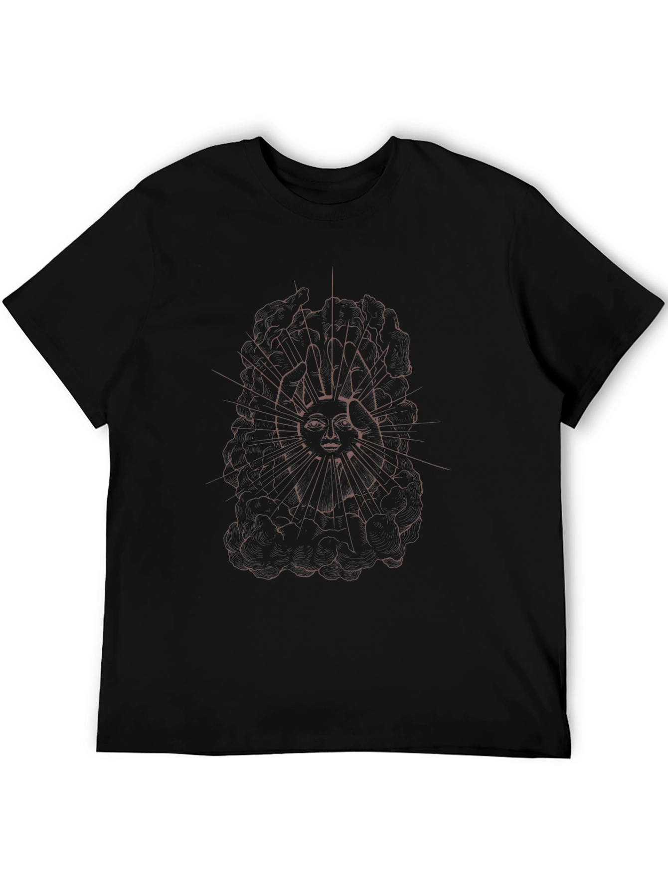 Sun Graphic Black T-Shirt