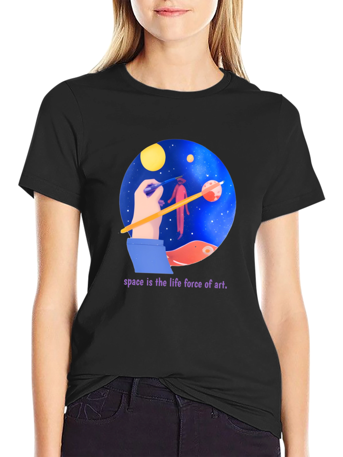 Space is the Life Force of Art T-Shirt