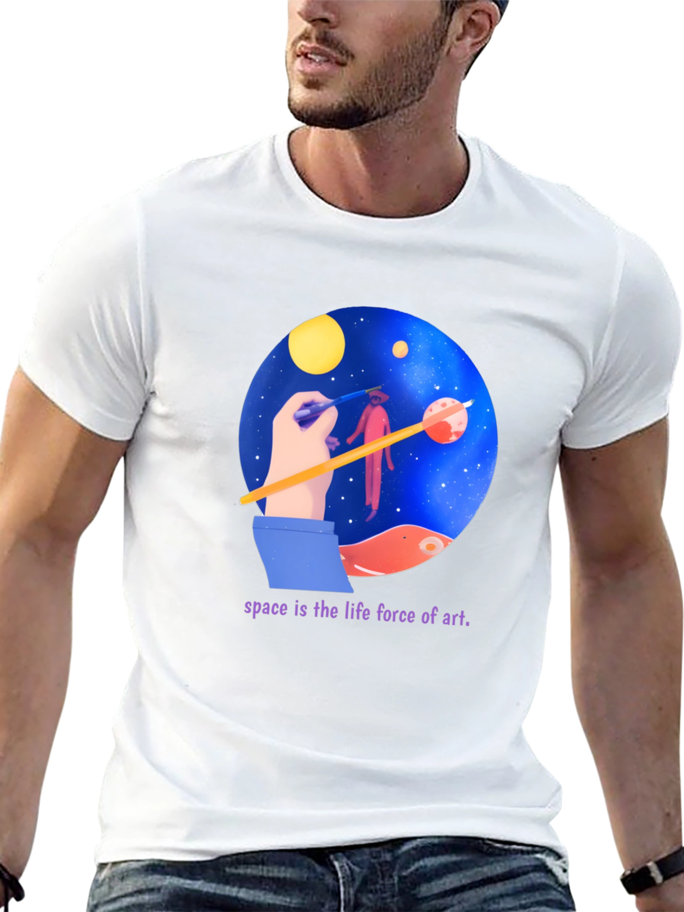 Space is the Life Force of Art T-Shirt