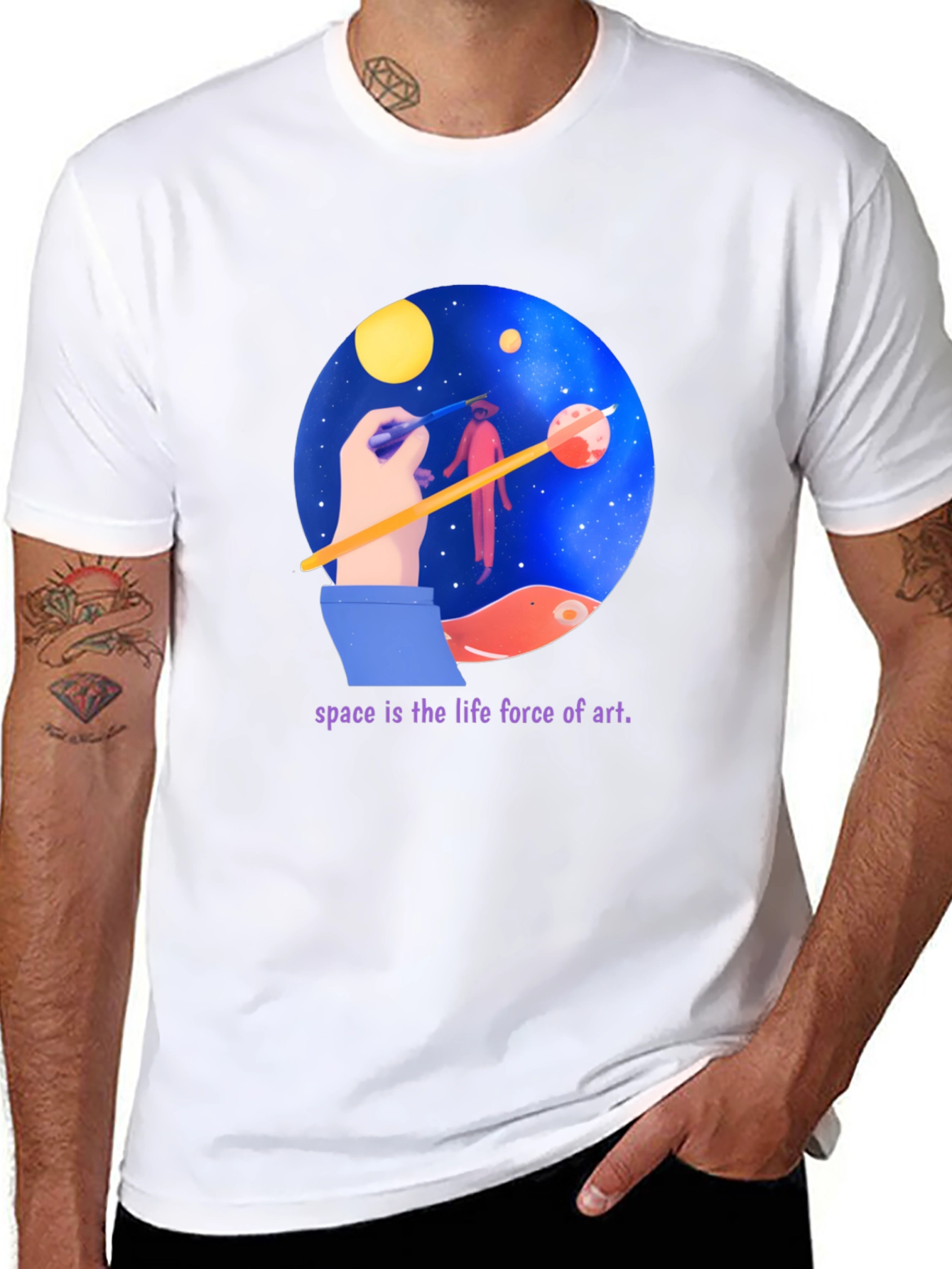 Space is the Life Force of Art T-Shirt