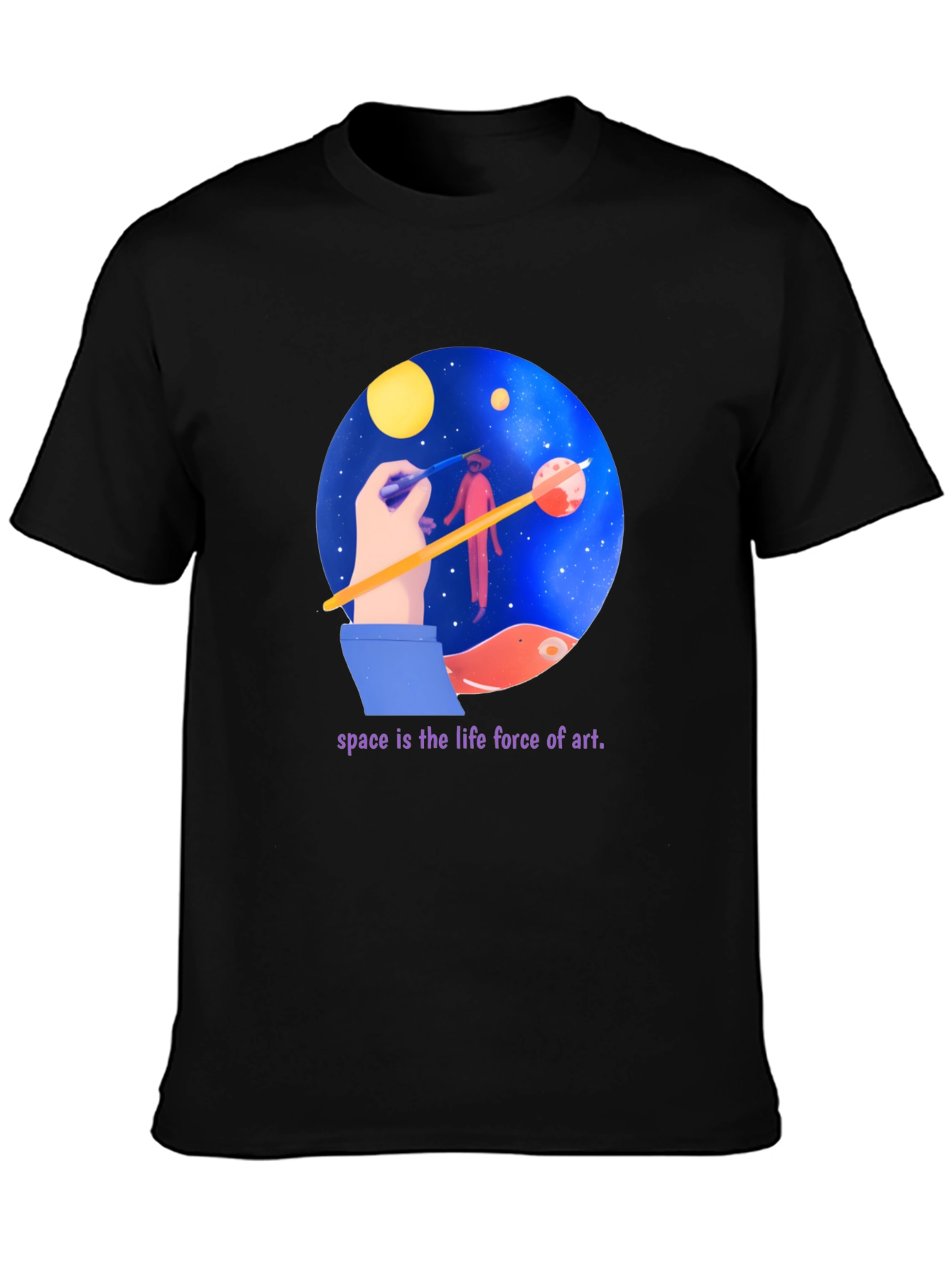 Space is the Life Force of Art T-Shirt