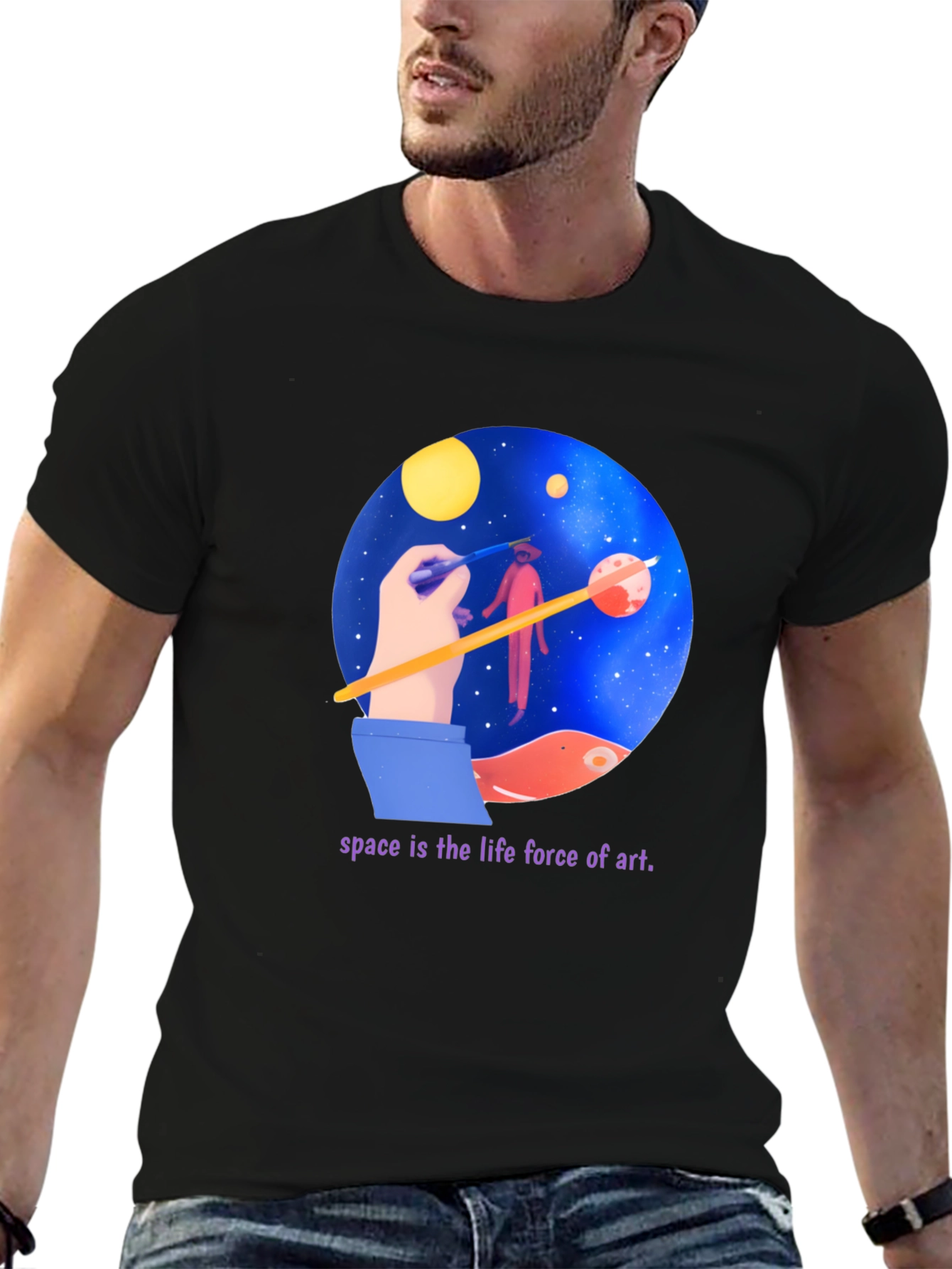 Space is the Life Force of Art T-Shirt