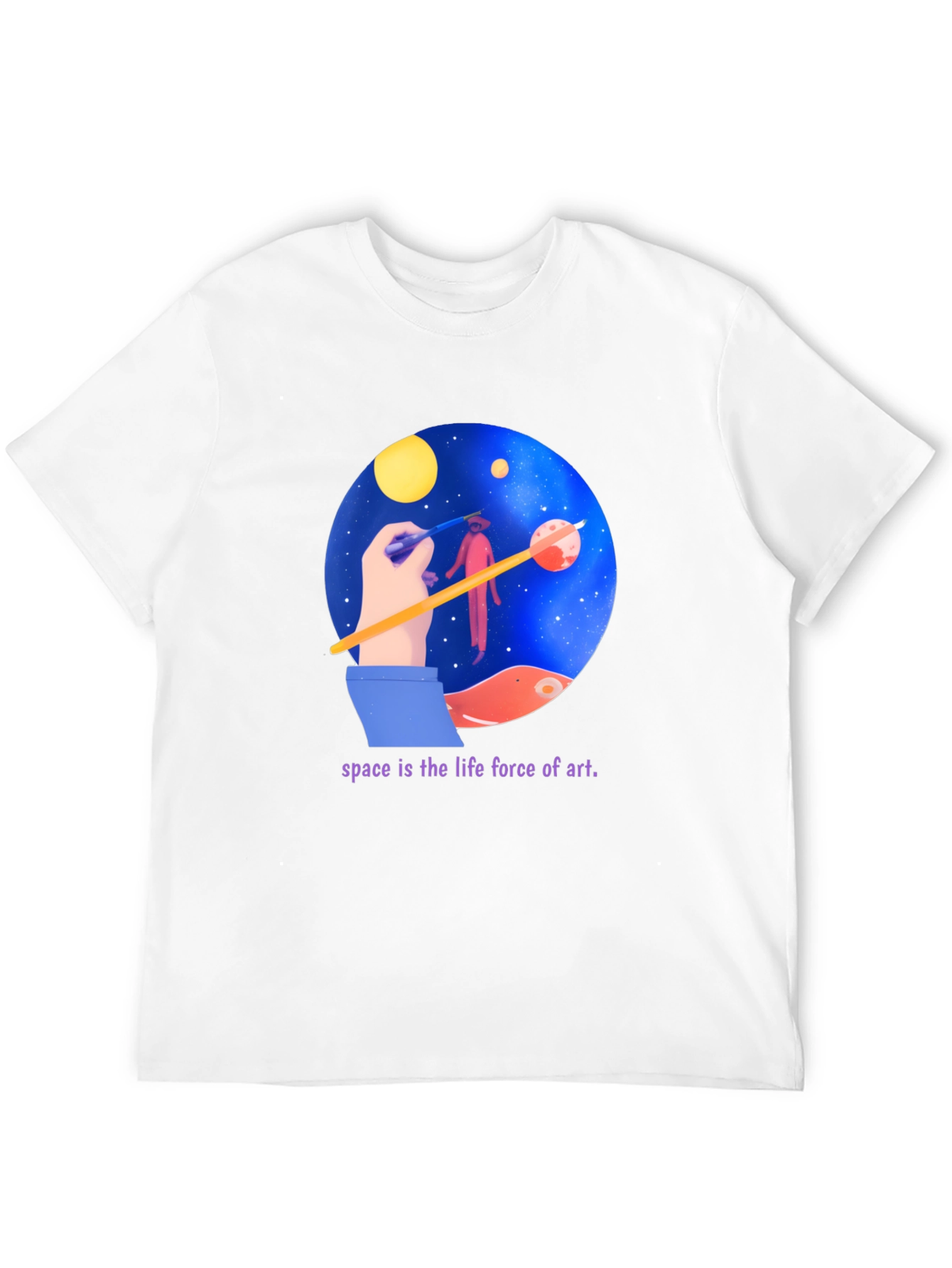 Space is the Life Force of Art T-Shirt