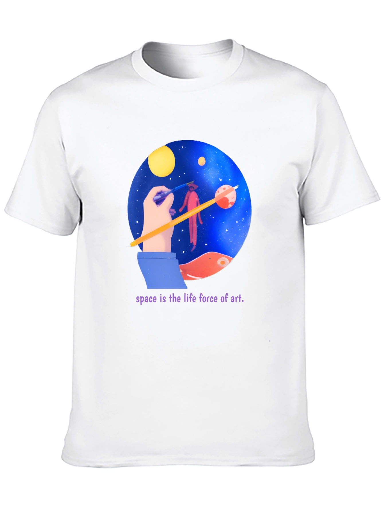 Space is the Life Force of Art T-Shirt