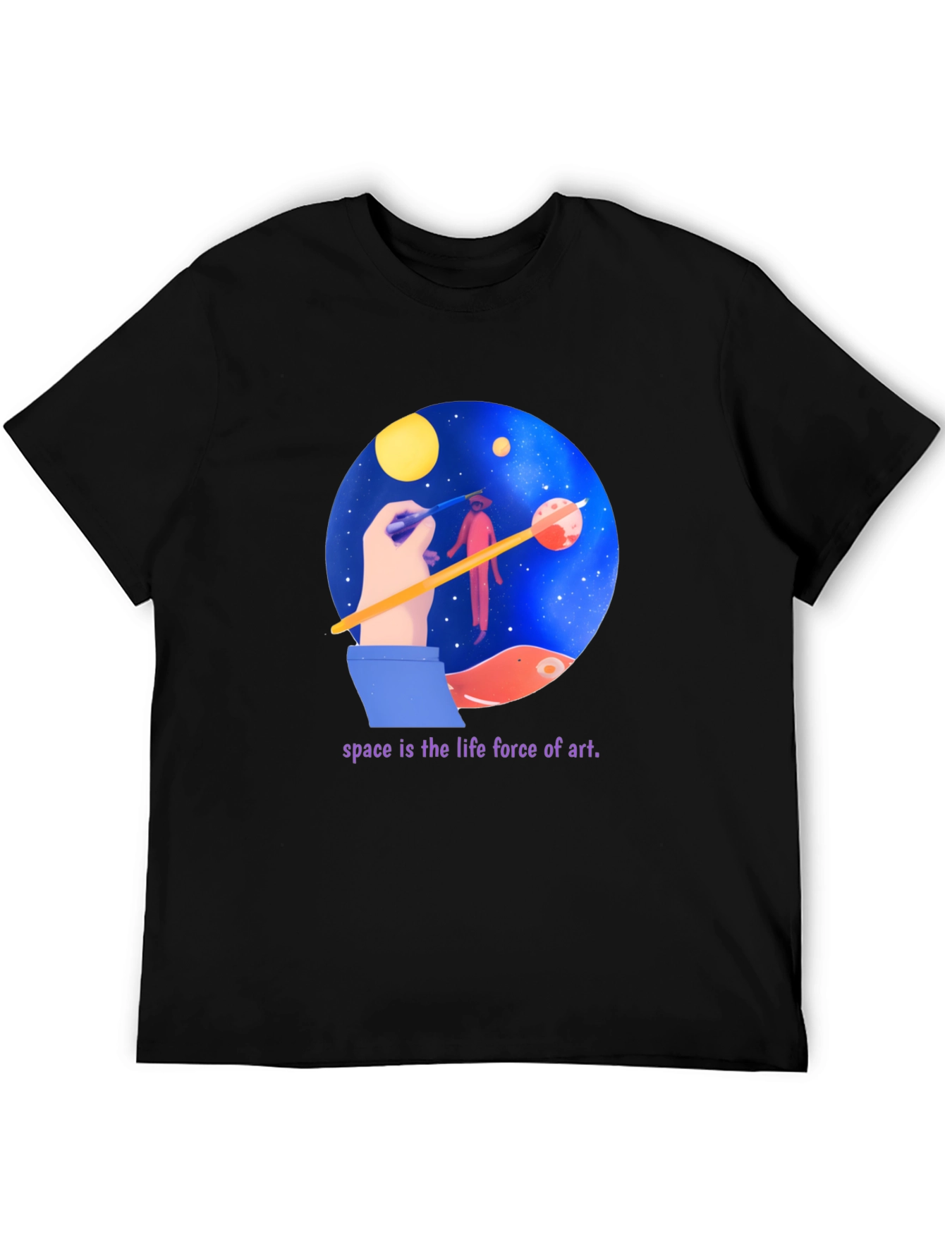 Space is the Life Force of Art T-Shirt