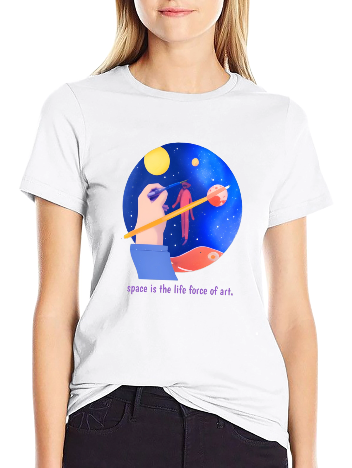 Space is the Life Force of Art T-Shirt