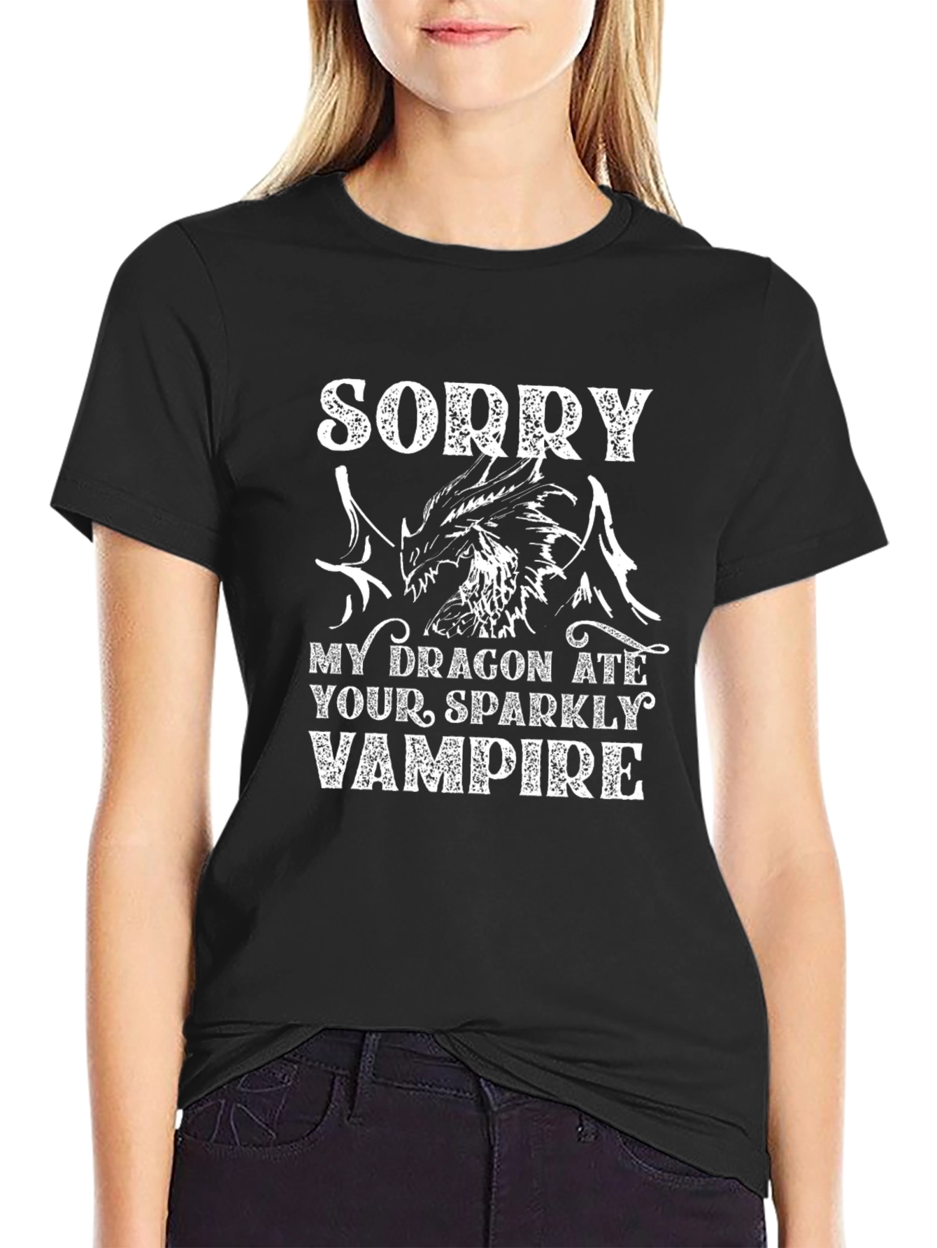 Sorry My Dragon Ate Your Sparkly Vampire T-Shirt