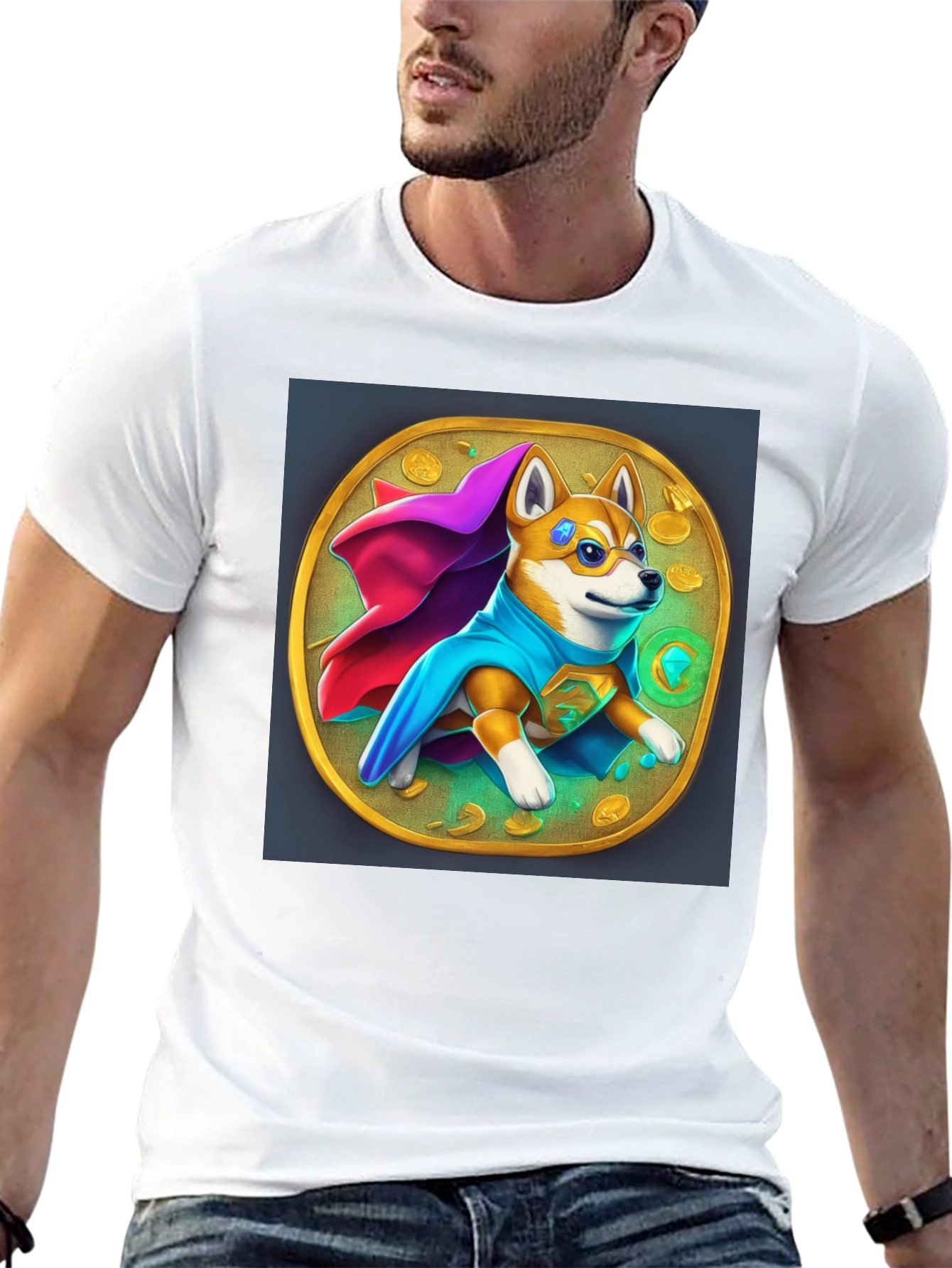 Super Shiba Inu T-Shirt - Hero Doge