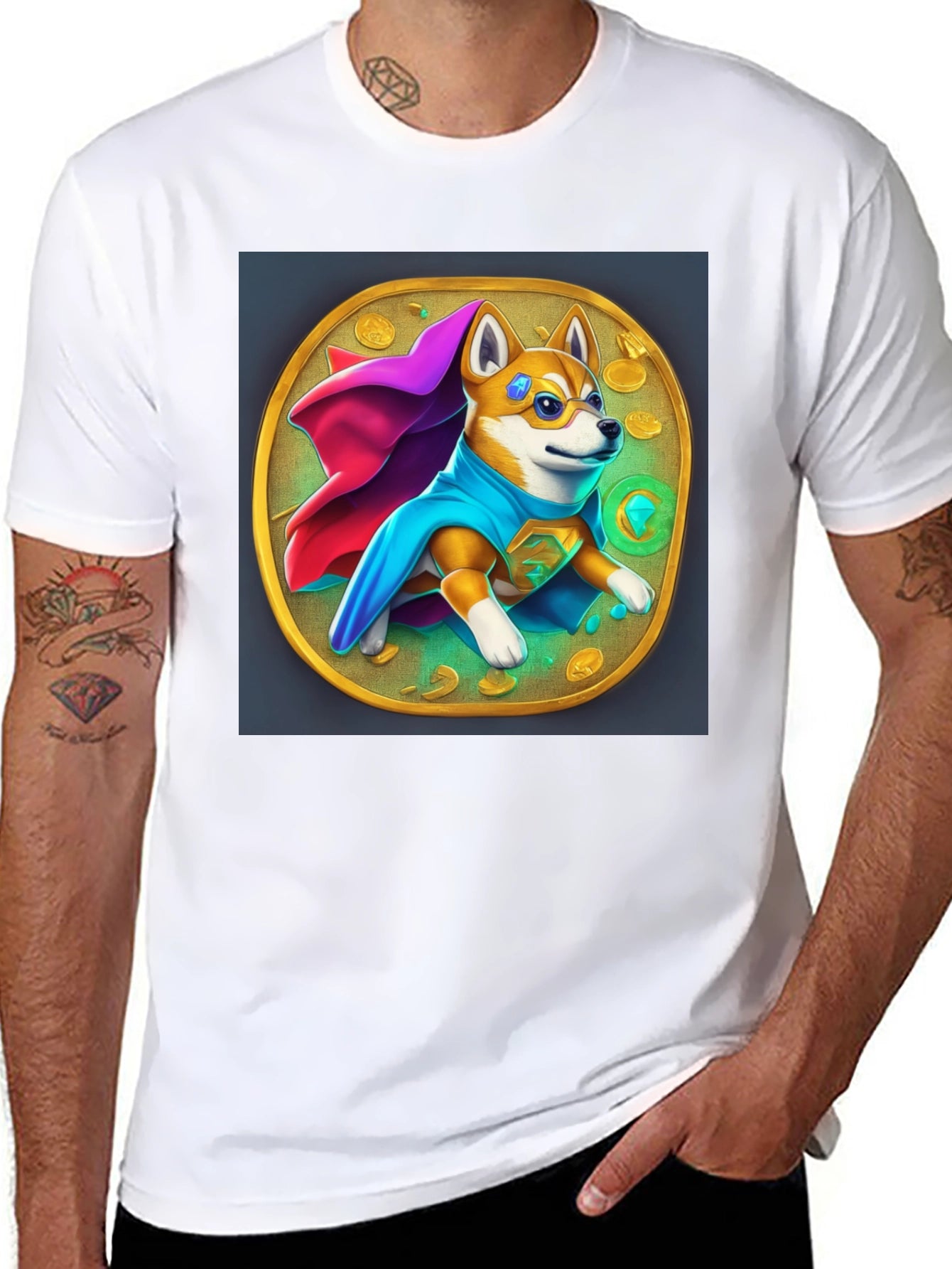 Super Shiba Inu T-Shirt - Hero Doge