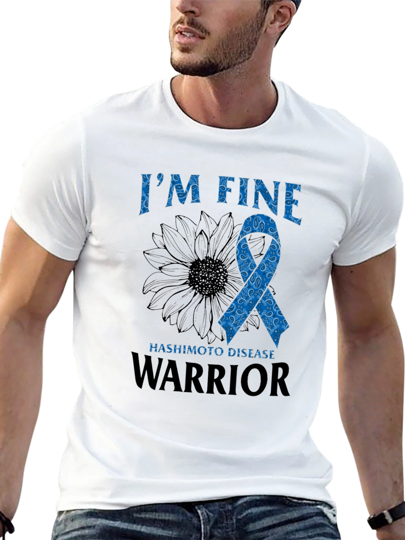 Im Fine Hashimoto Disease Warrior T-Shirt