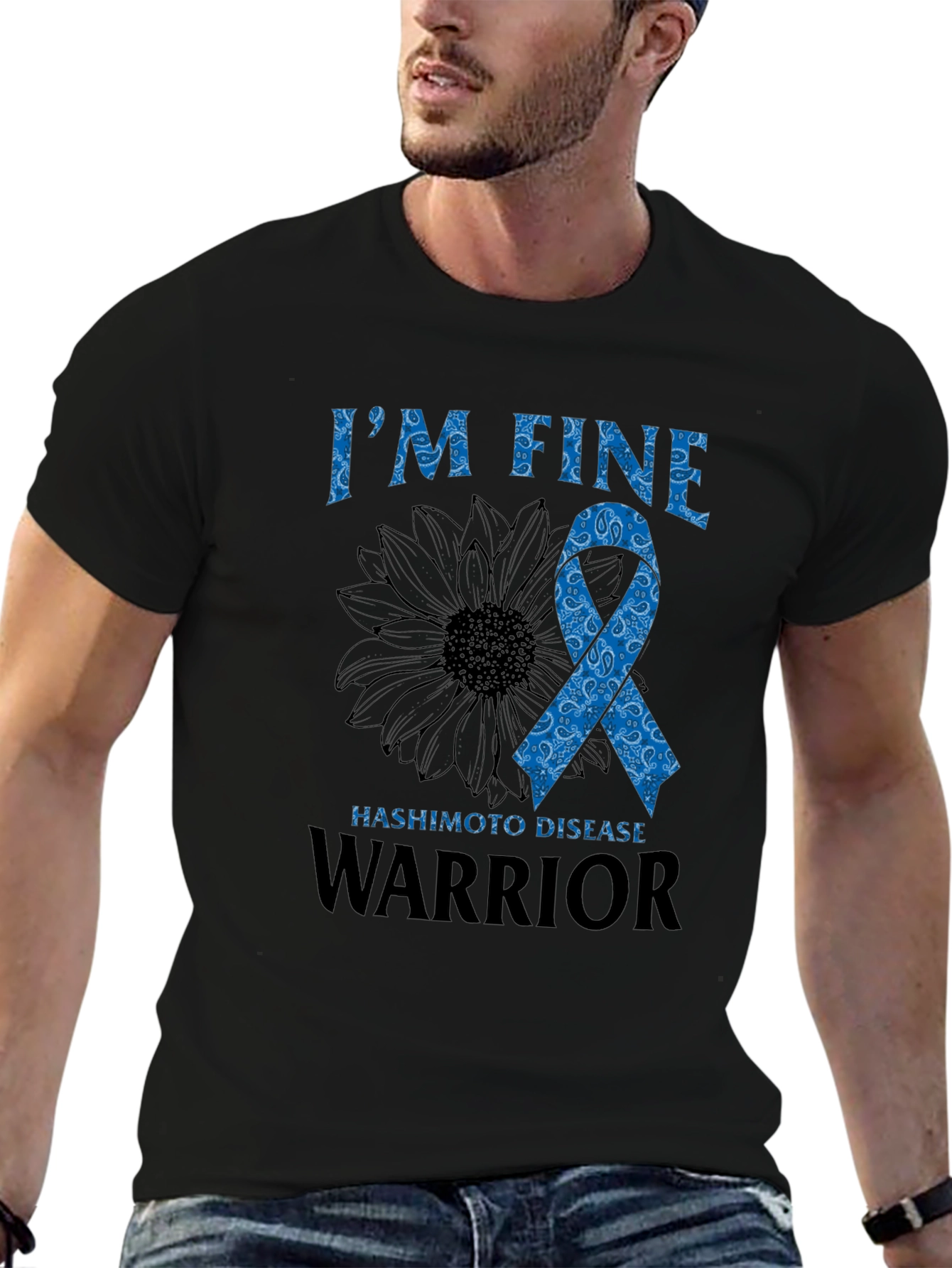 Im Fine Hashimoto Disease Warrior T-Shirt