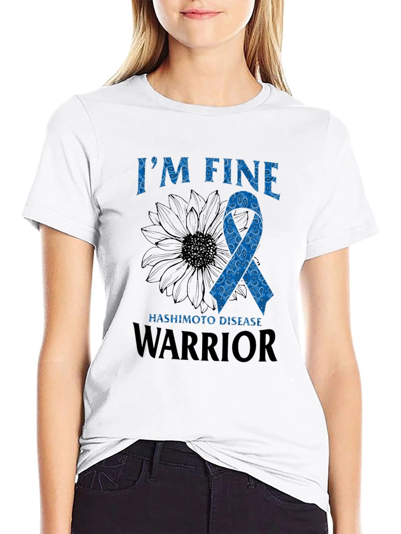 Im Fine Hashimoto Disease Warrior T-Shirt