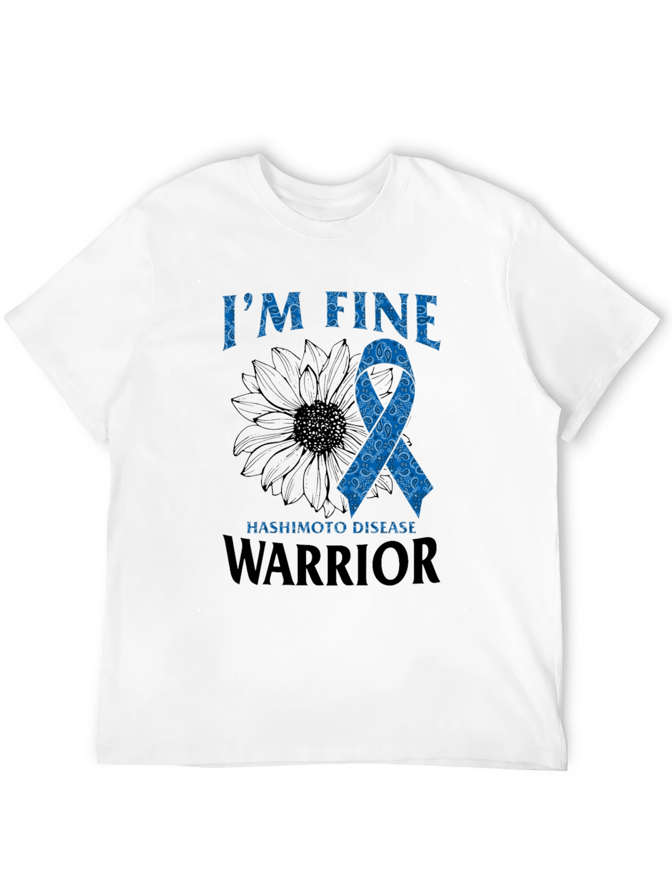 Im Fine Hashimoto Disease Warrior T-Shirt