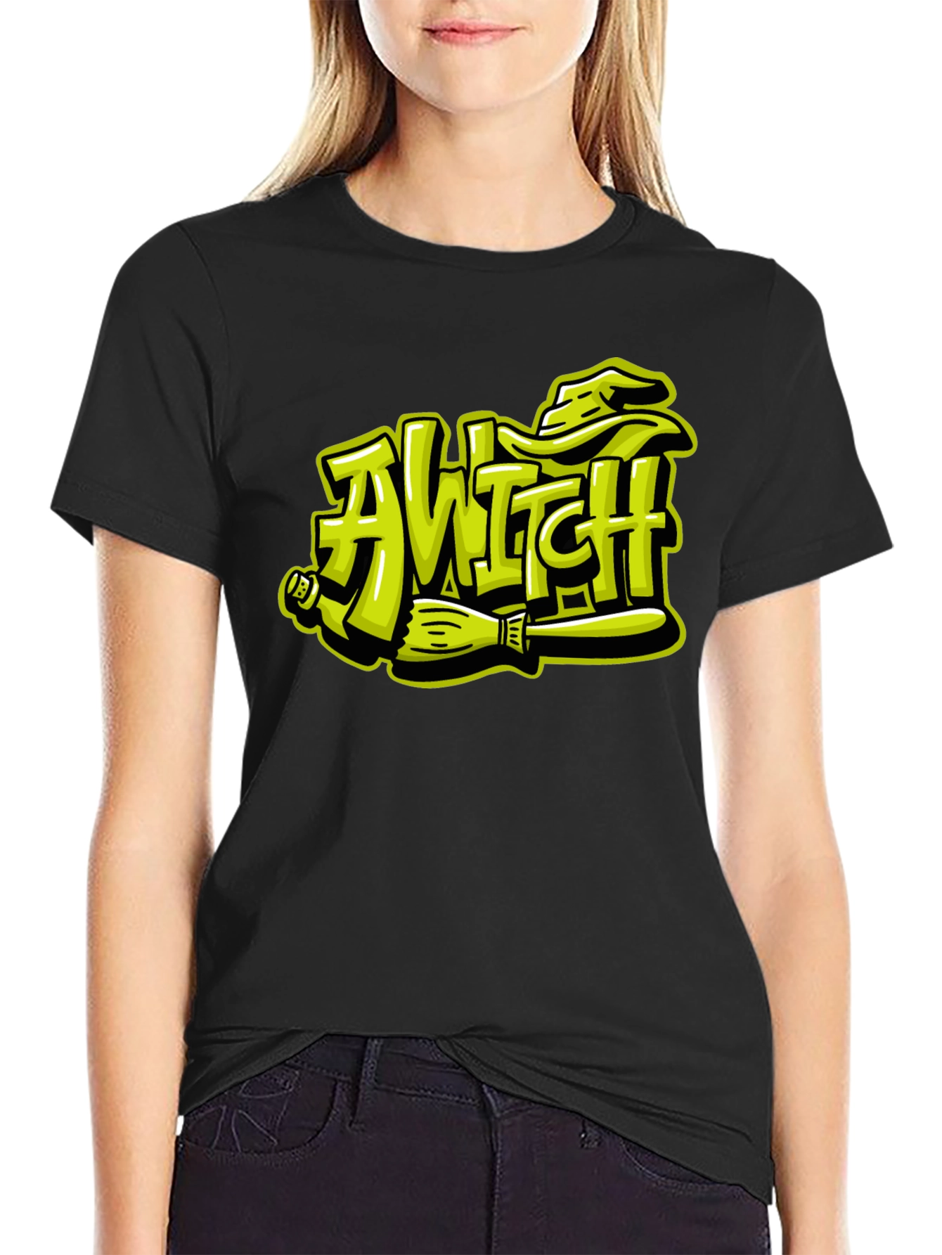 A Witch Halloween T-Shirt Costume Party Tee