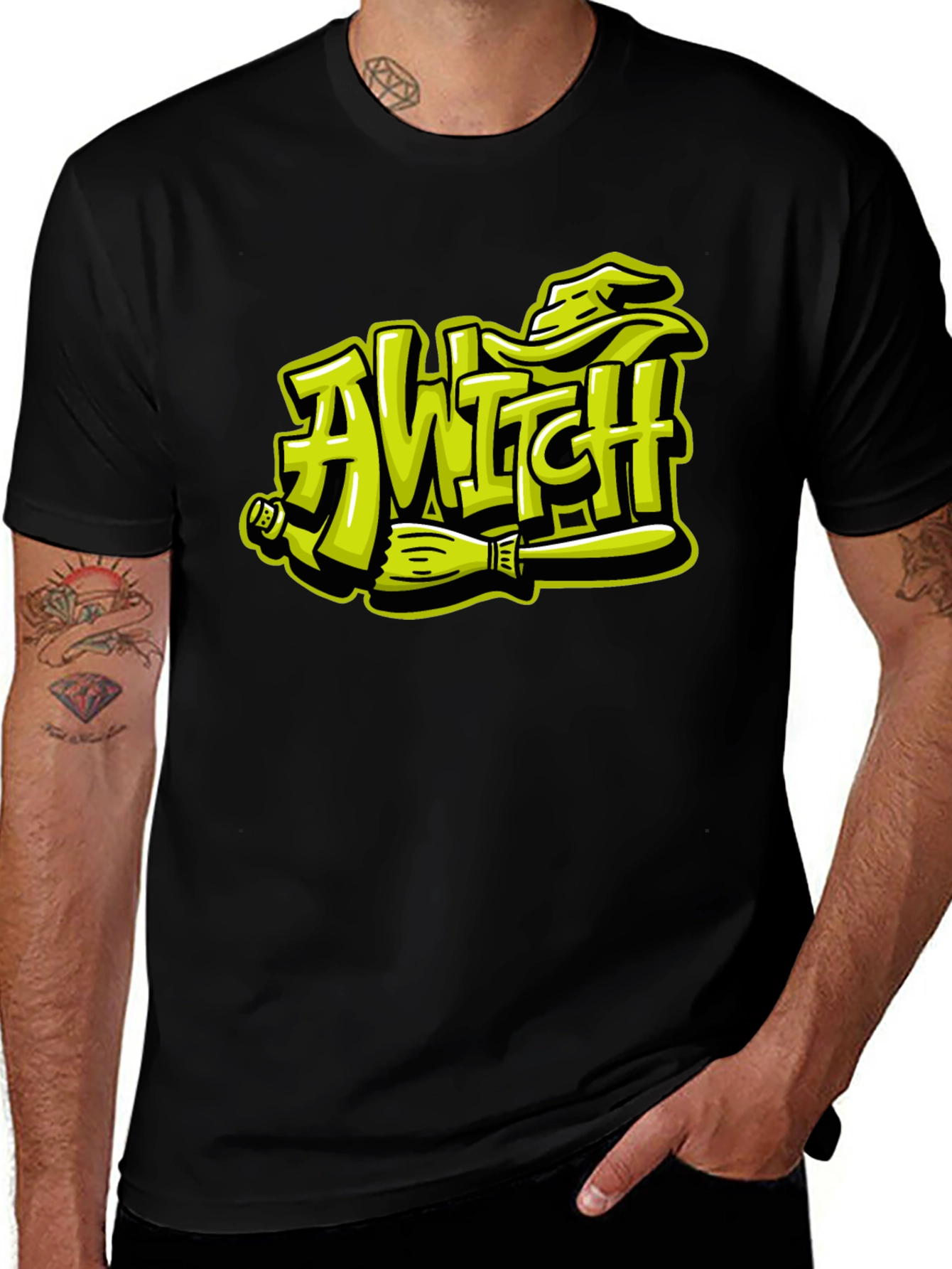 A Witch Halloween T-Shirt Costume Party Tee