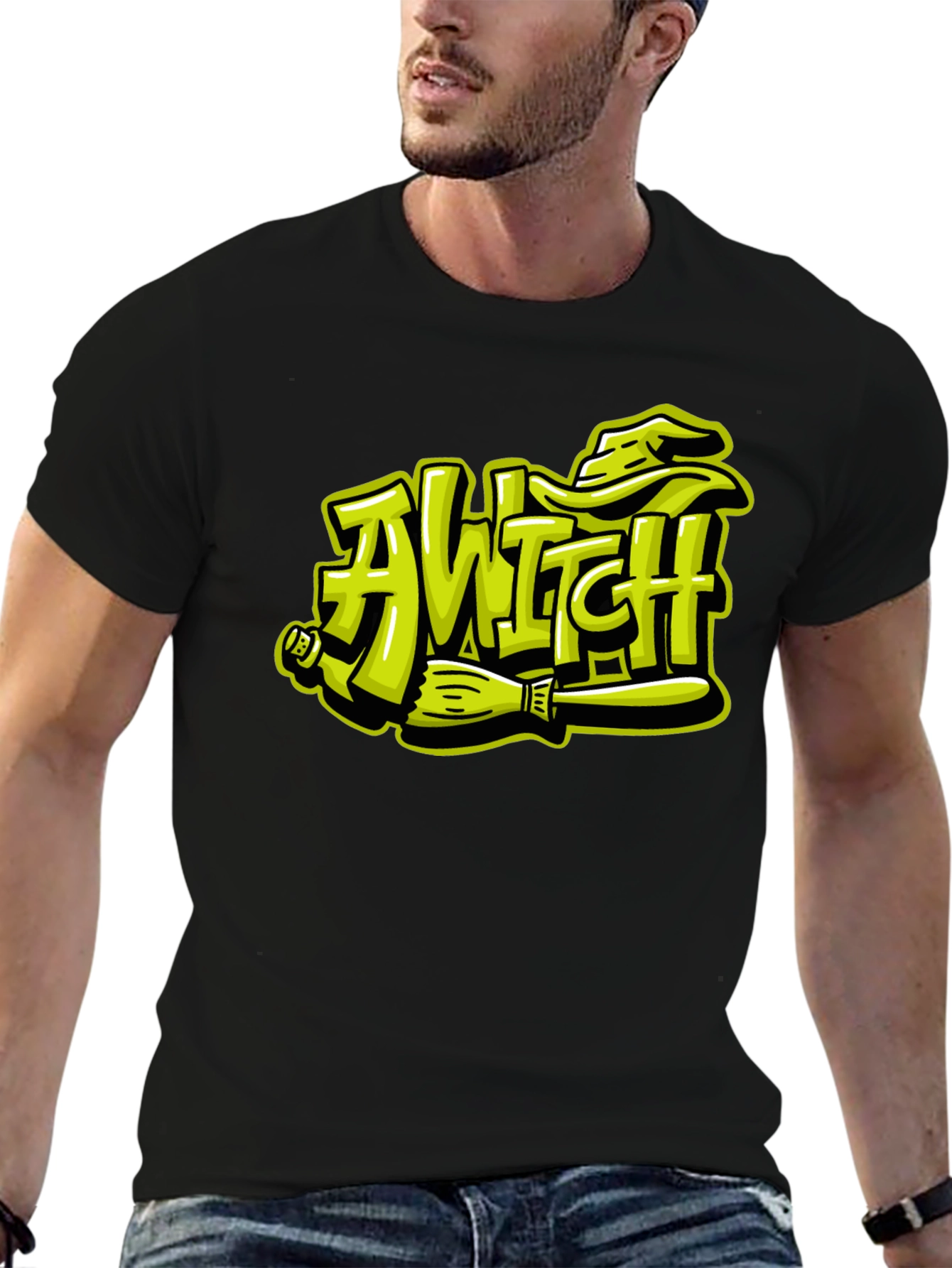 A Witch Halloween T-Shirt Costume Party Tee