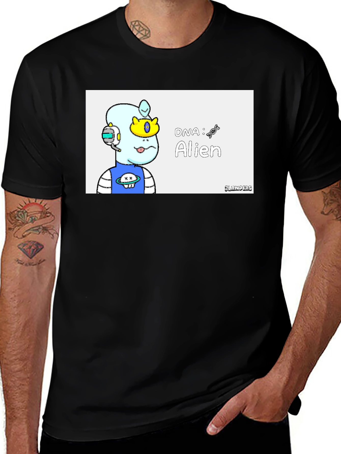 Alien DNA Graphic T-Shirt