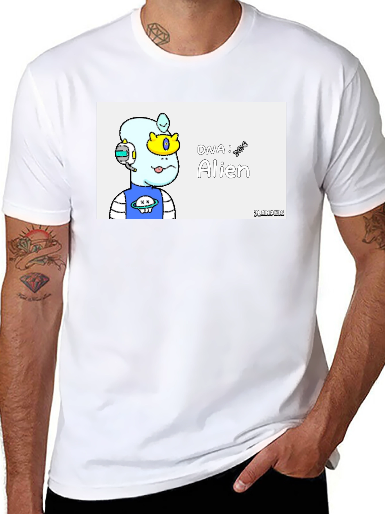Alien DNA Graphic T-Shirt