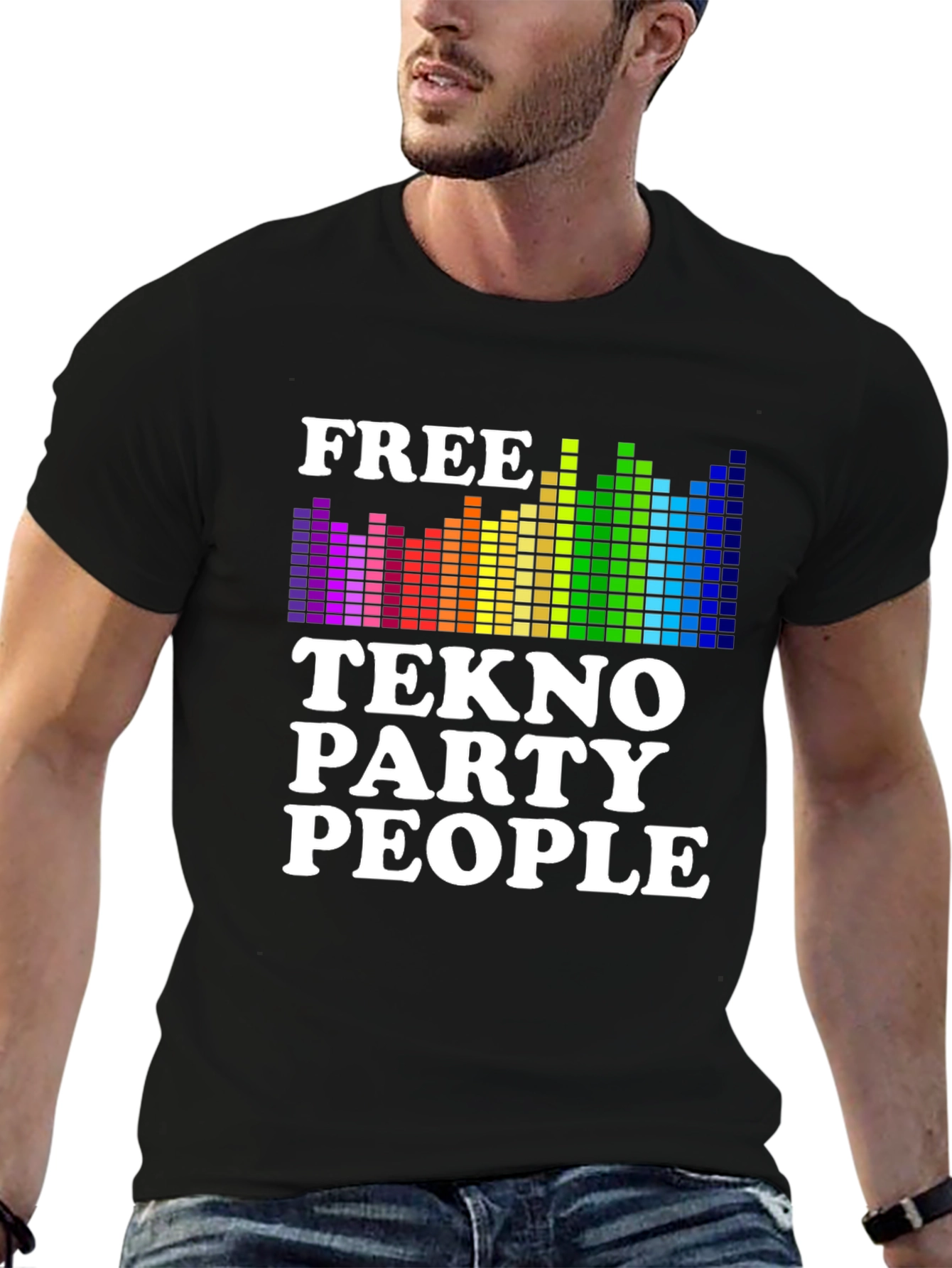 Free Tekno Party People Graphic Tee