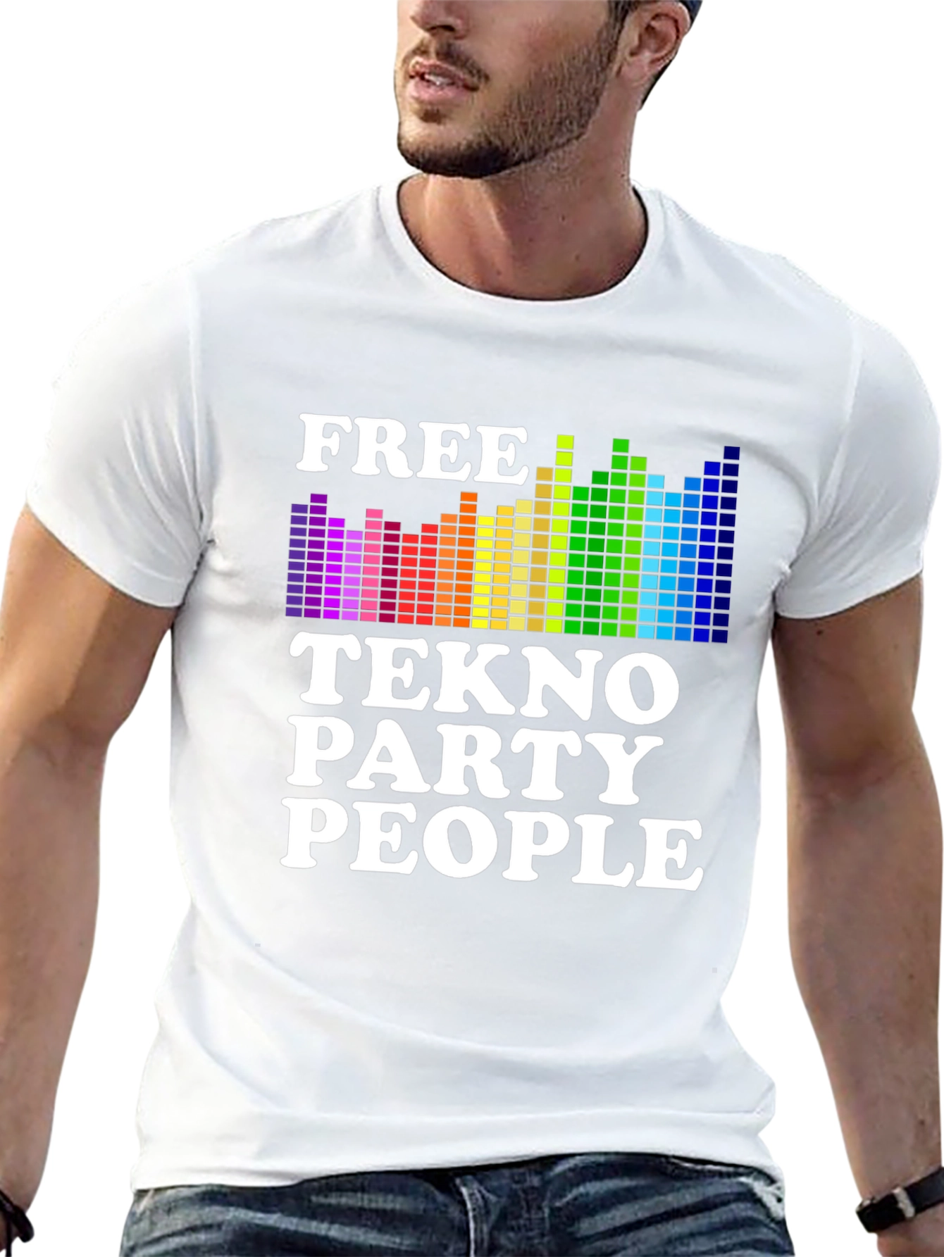Free Tekno Party People Graphic Tee