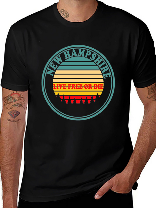 New Hampshire Tee - Live Free or Die State Pride
