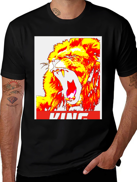 King Lion Graphic Tee - Bold Statement T-Shirt