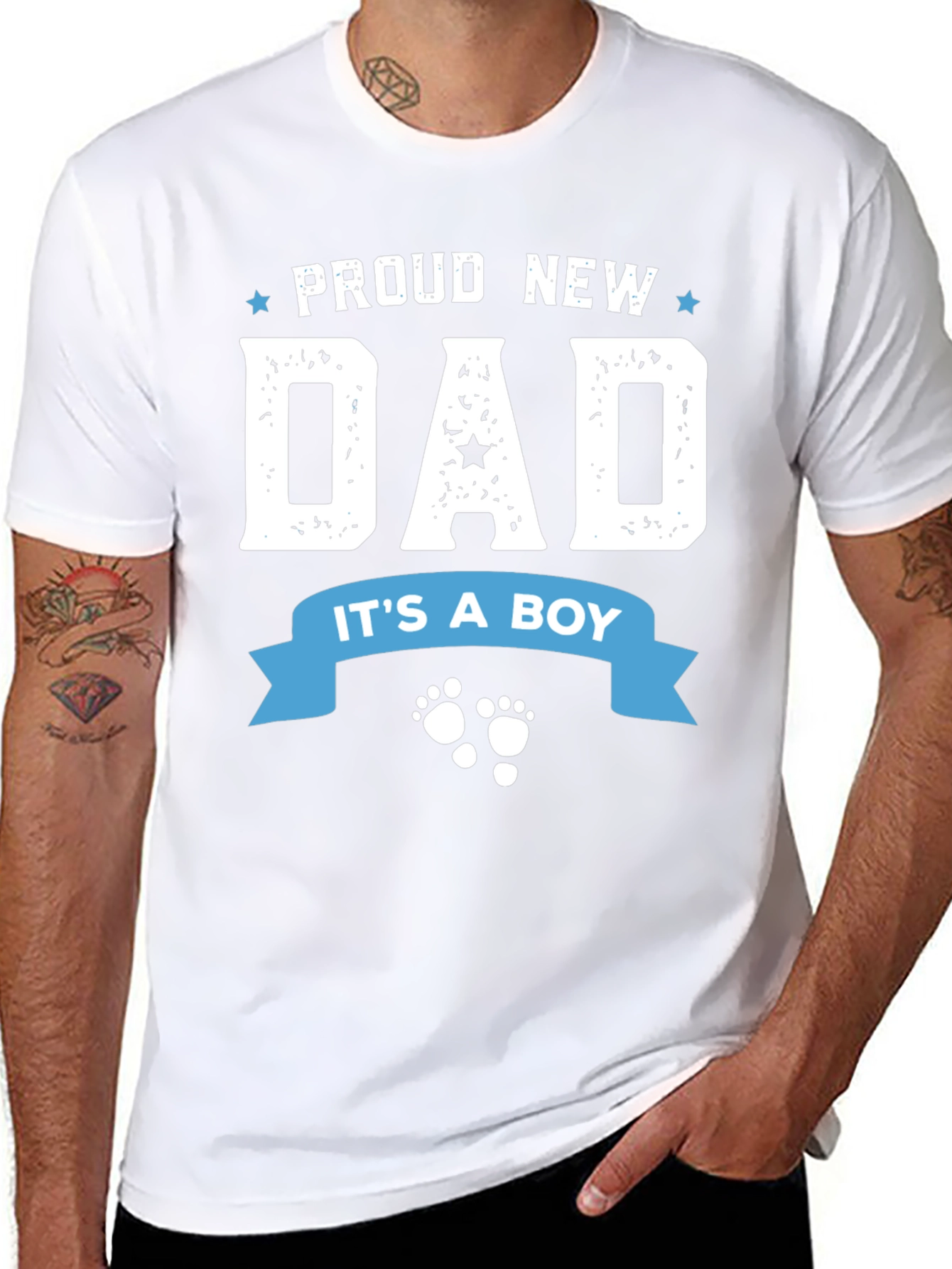 Proud New Dad T-Shirt - Its a Boy!
