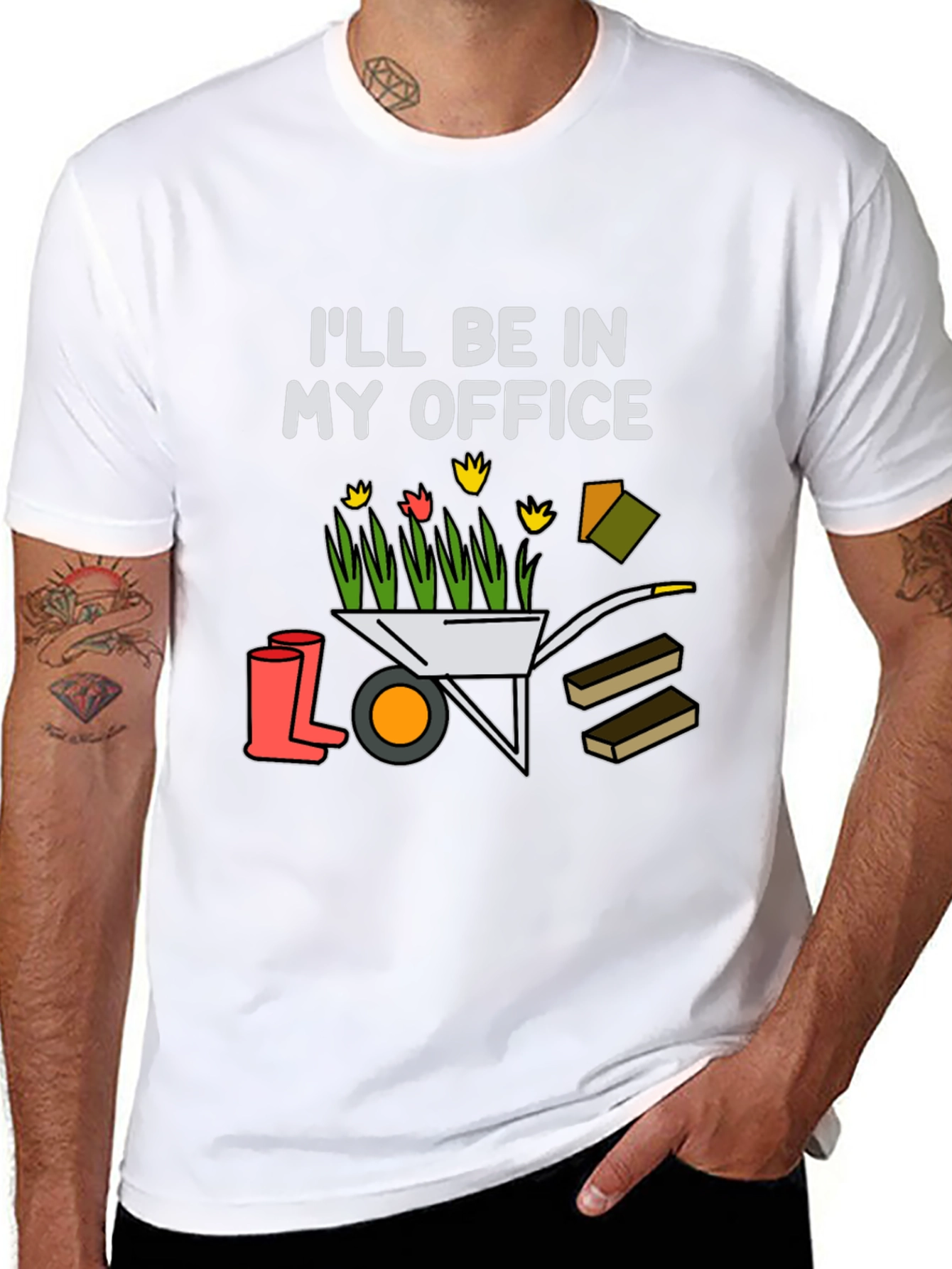 Gardening T-Shirt: Ill Be In My Office