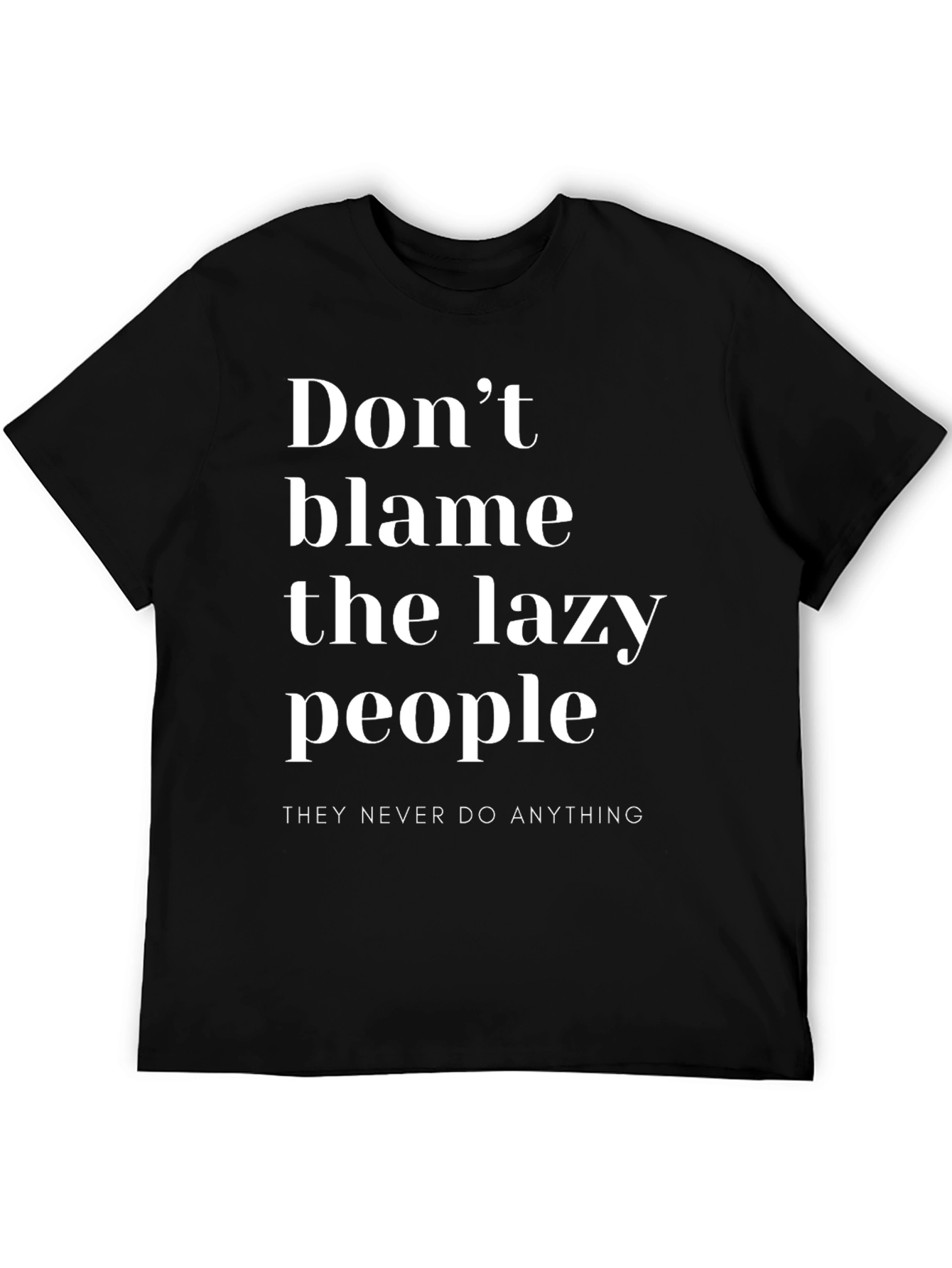 Funny Lazy People Graphic Tee