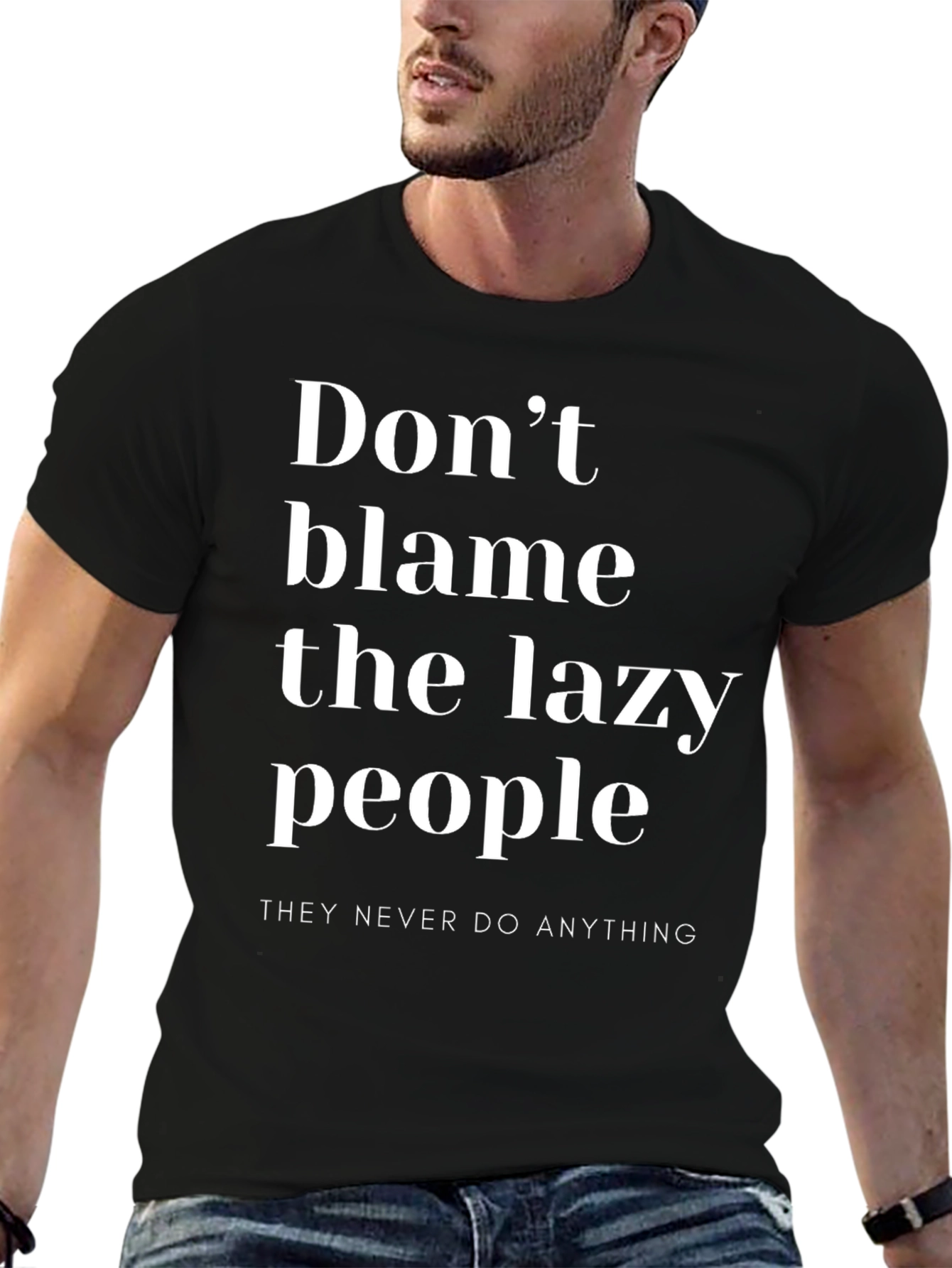 Funny Lazy People Graphic Tee
