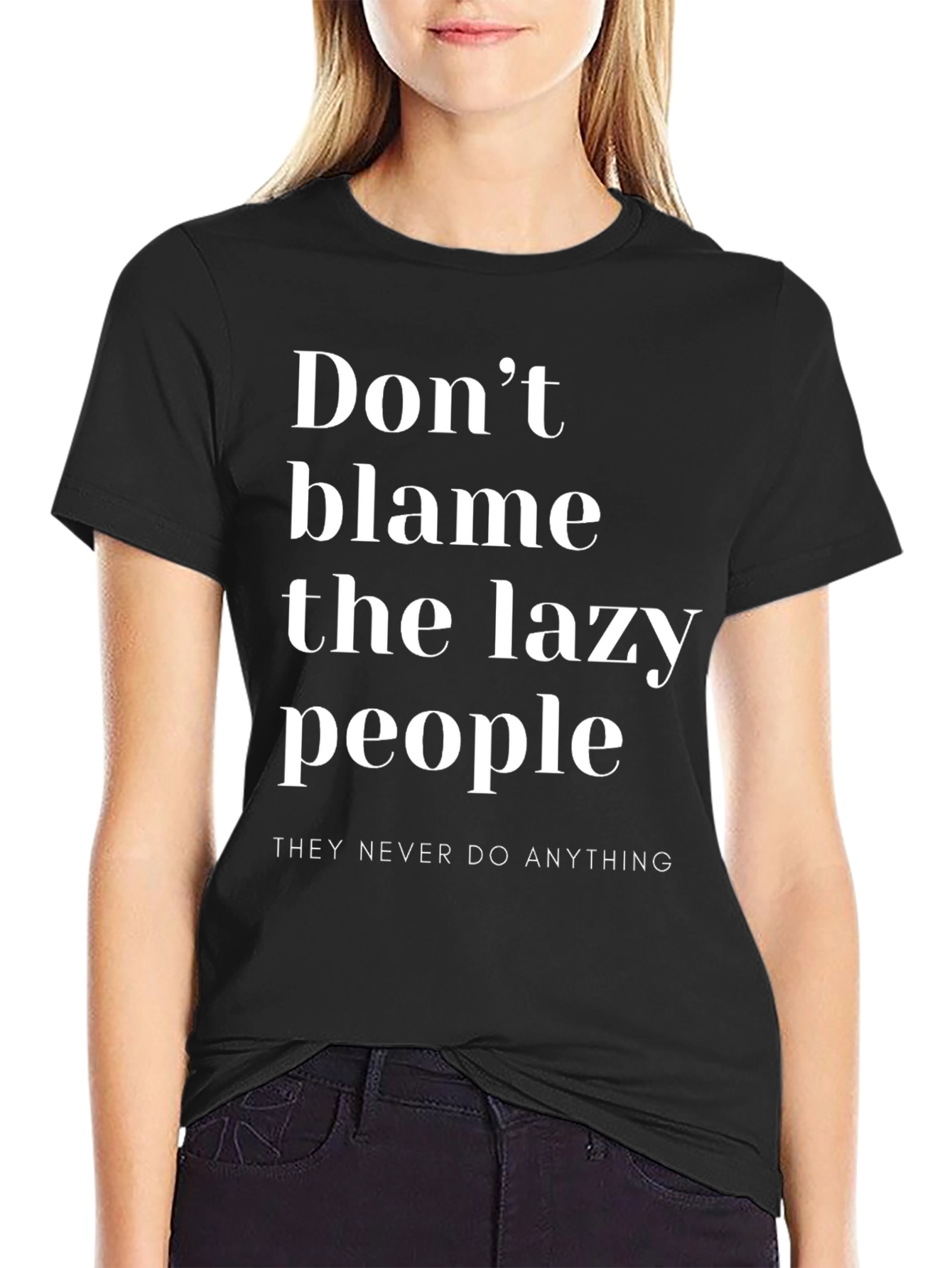 Funny Lazy People Graphic Tee