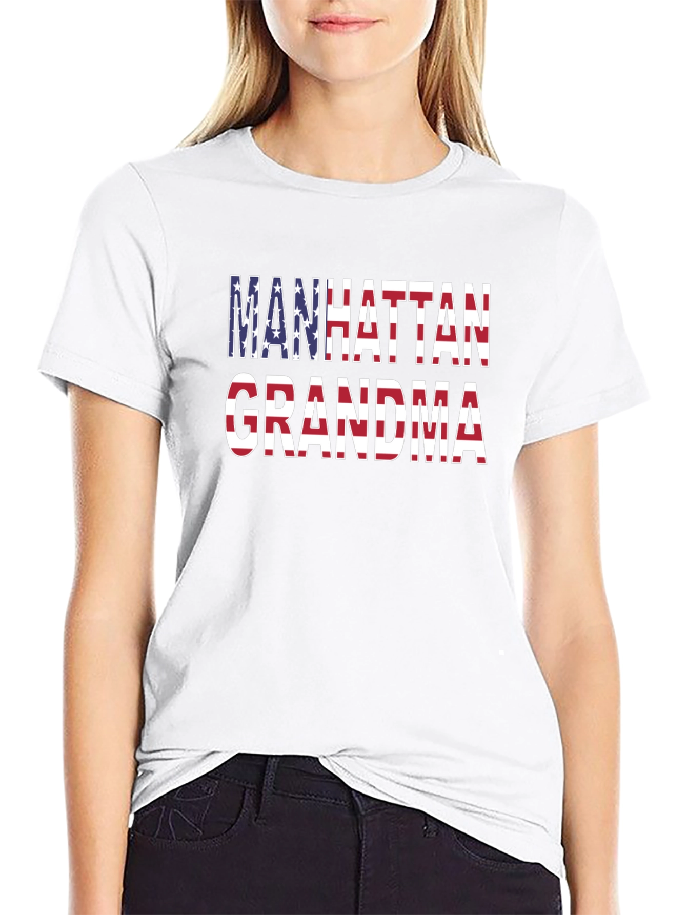 Manhattan Grandma Patriotic T-Shirt