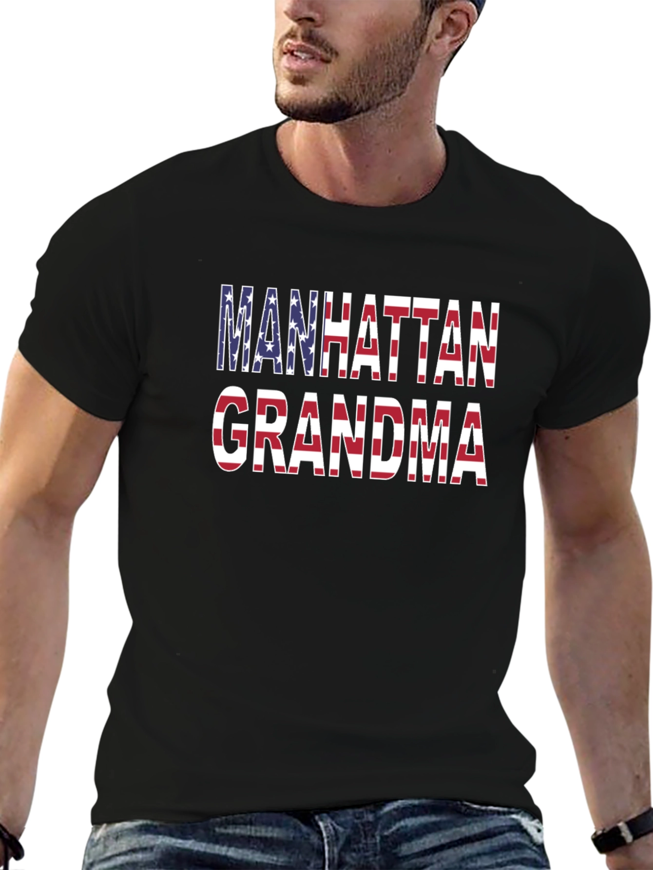 Manhattan Grandma Patriotic T-Shirt