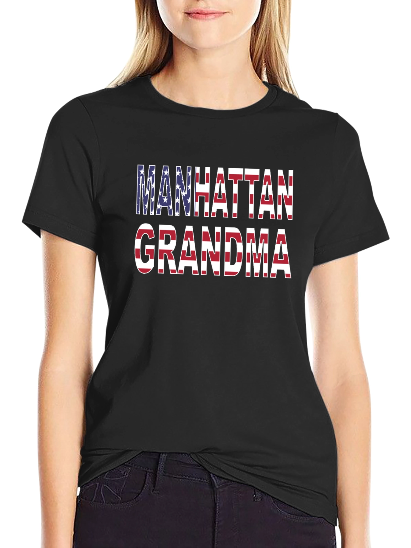 Manhattan Grandma Patriotic T-Shirt
