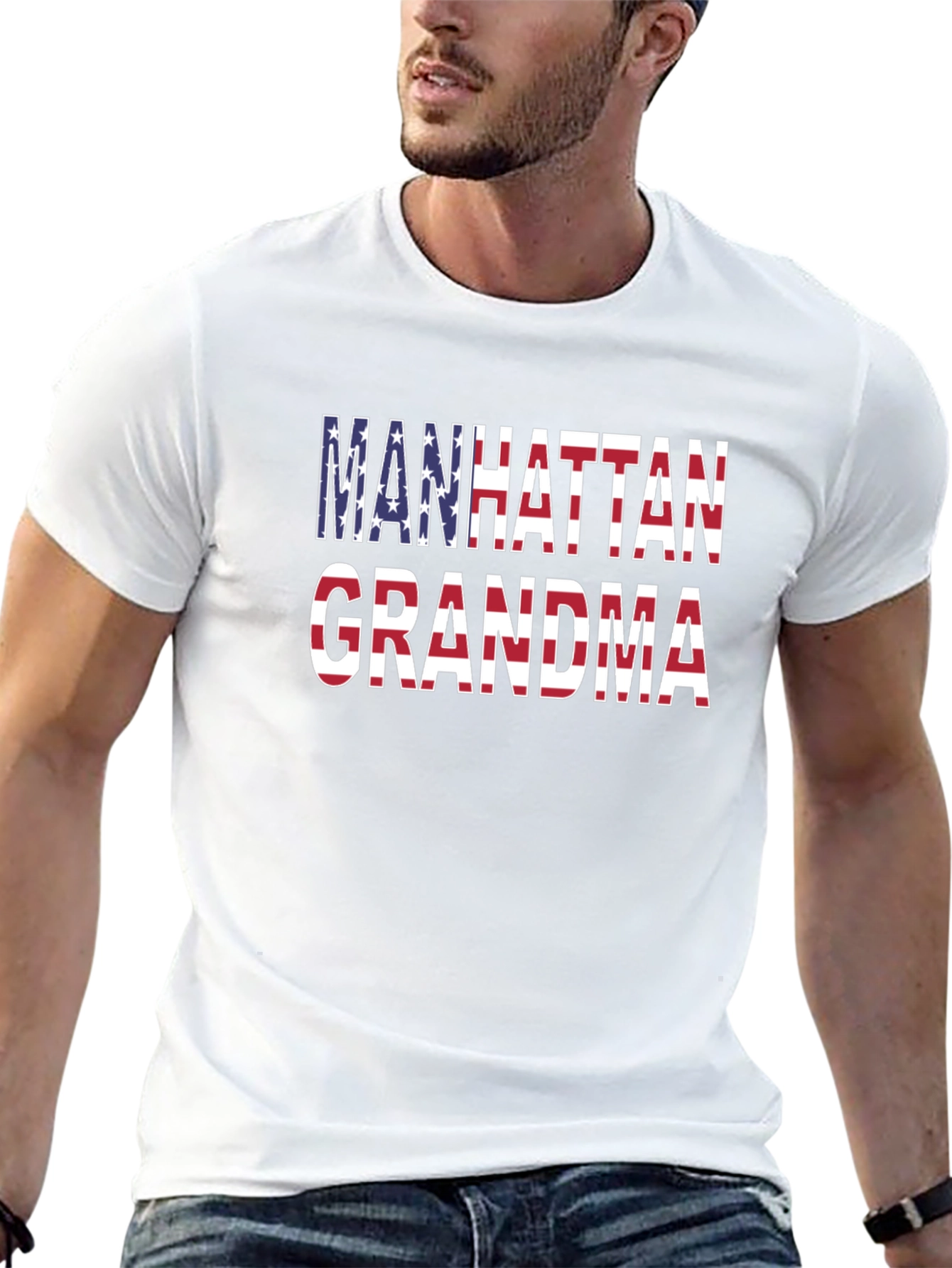 Manhattan Grandma Patriotic T-Shirt