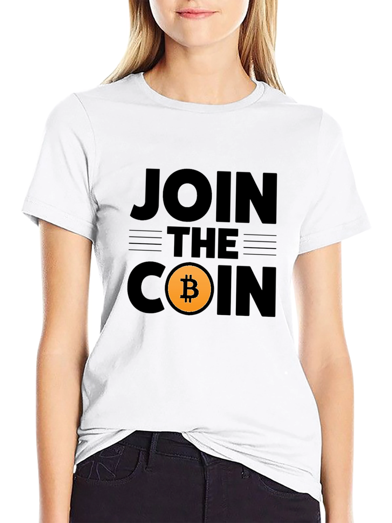 Join The Coin Bitcoin Black T-Shirt