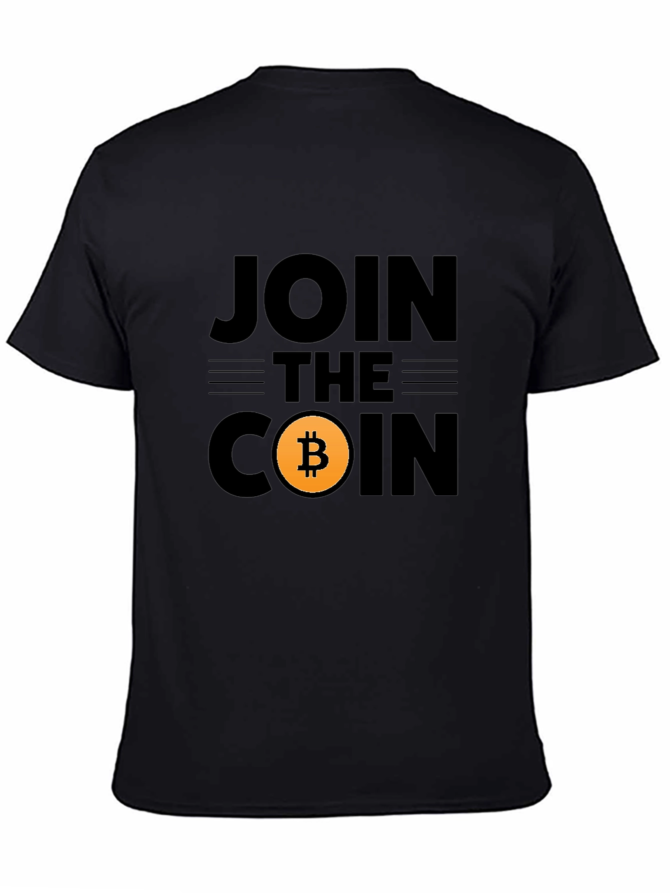 Join The Coin Bitcoin Black T-Shirt