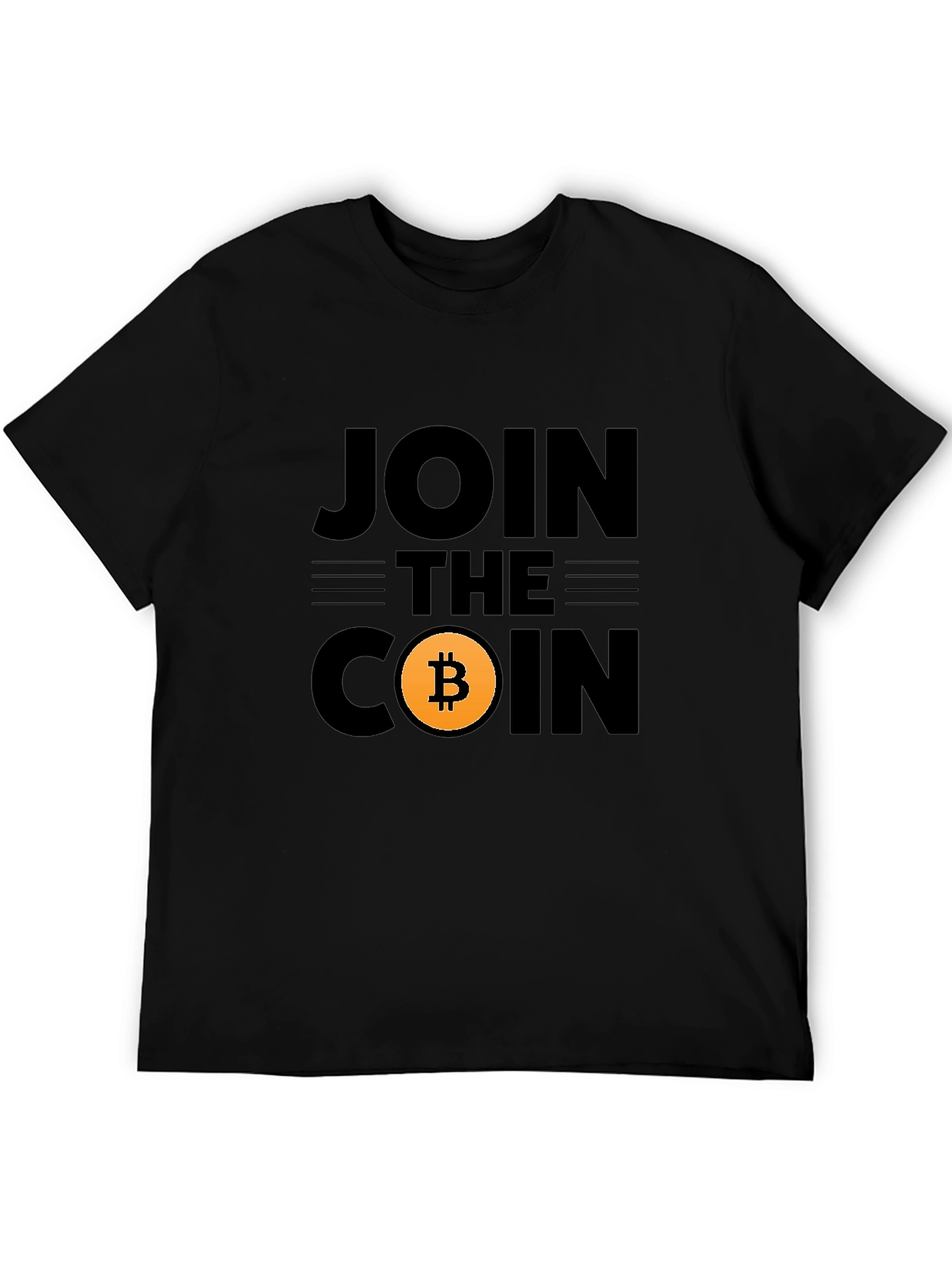 Join The Coin Bitcoin Black T-Shirt
