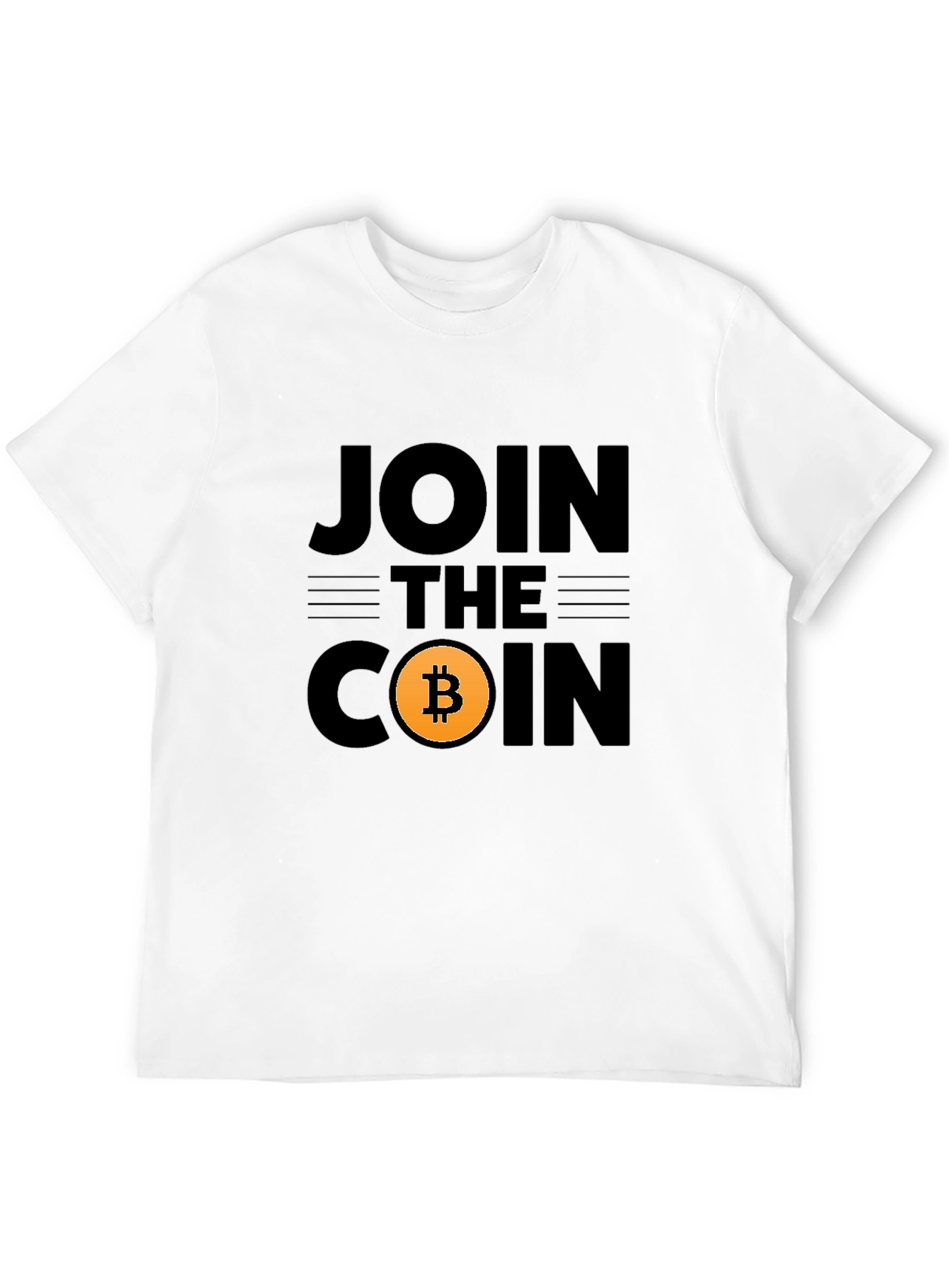 Join The Coin Bitcoin Black T-Shirt