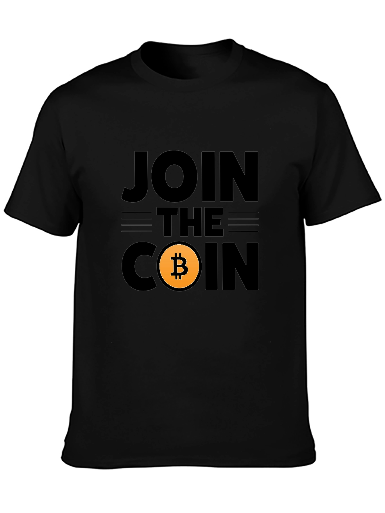 Join The Coin Bitcoin Black T-Shirt