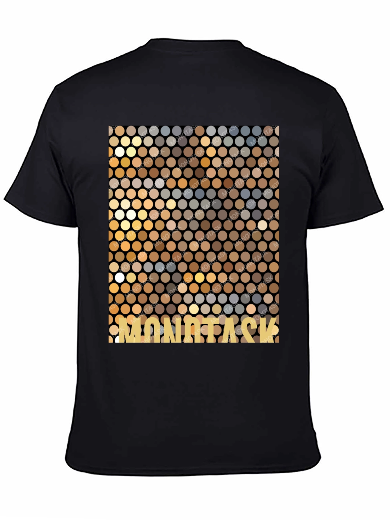 Mosaic Pattern Graphic Tee - MONOTASK
