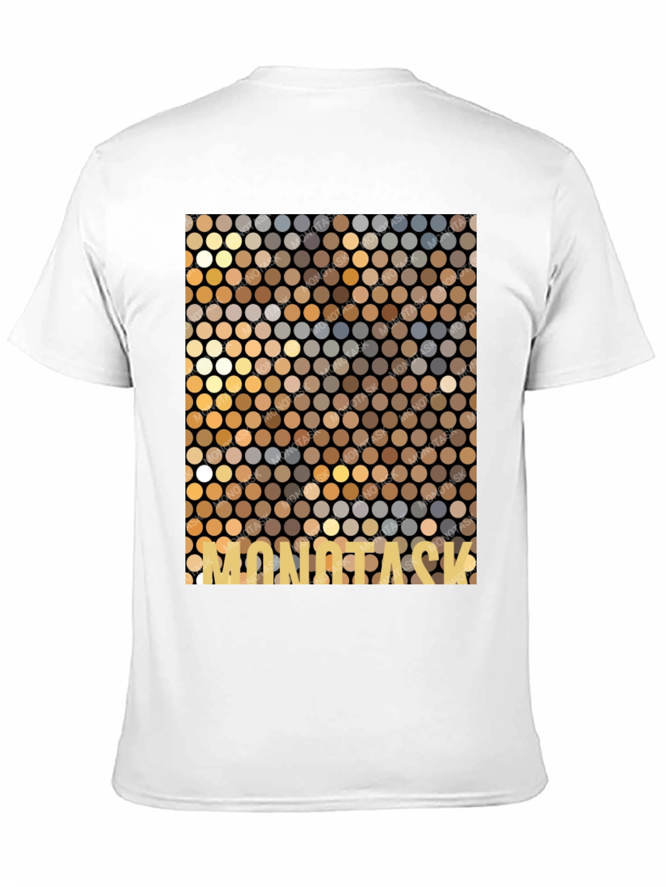Mosaic Pattern Graphic Tee - MONOTASK